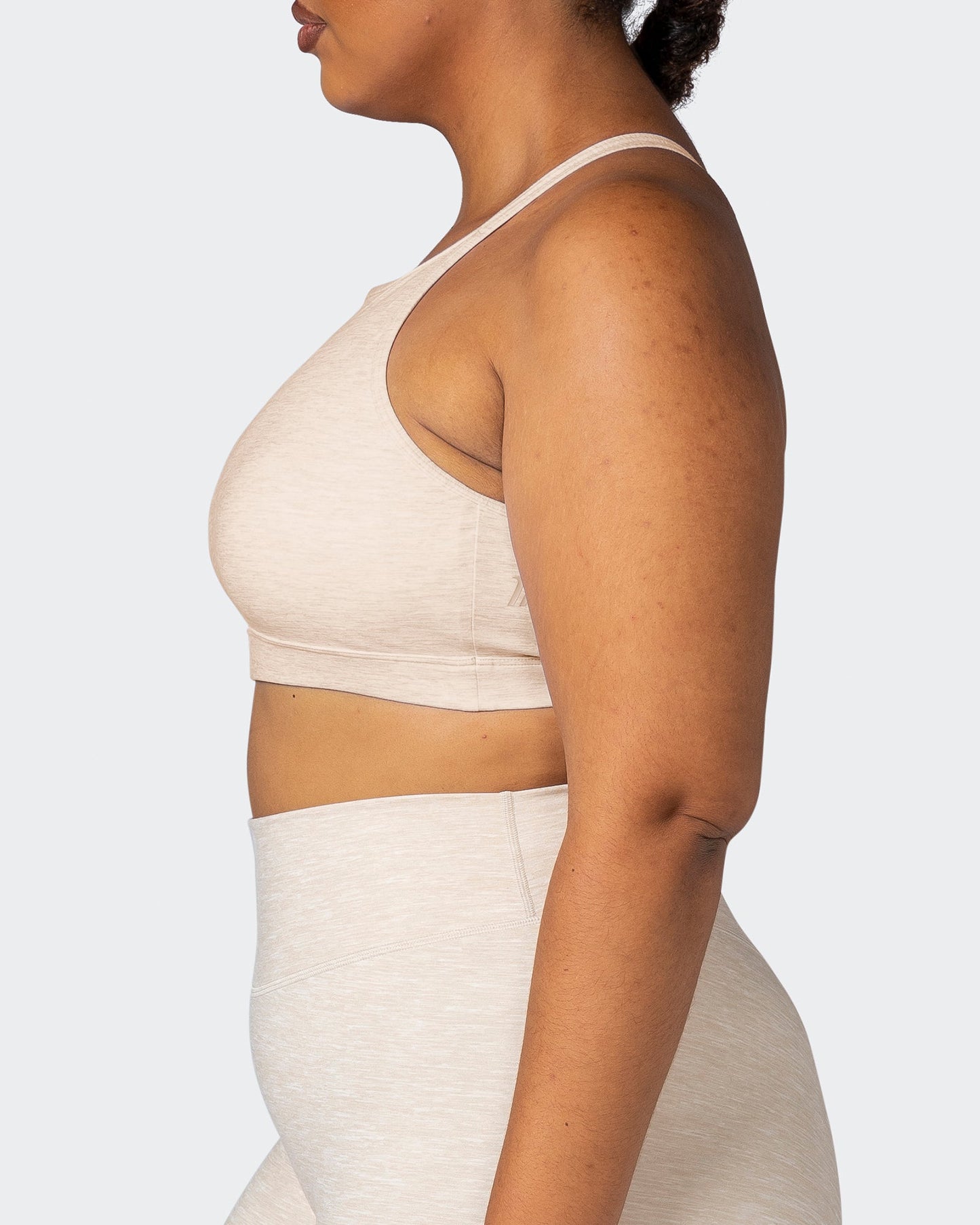 Aim High Bra - Almond Marl-Sports Bras-XS-112217ALMDMAR-XS-MNAPPRL19011-4-Muscle Nation