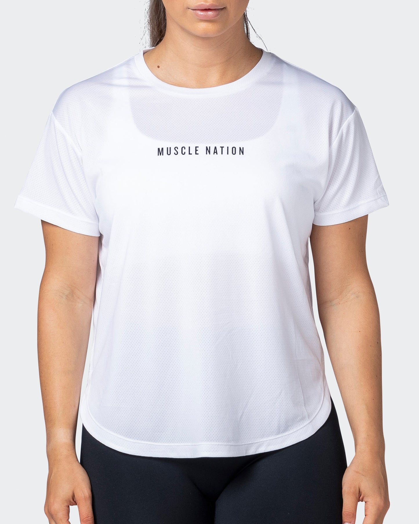 Limitless Training Tee - White-T-Shirts-XXS-112245WHT-XXS-MNAPPRL20003-2-Muscle Nation