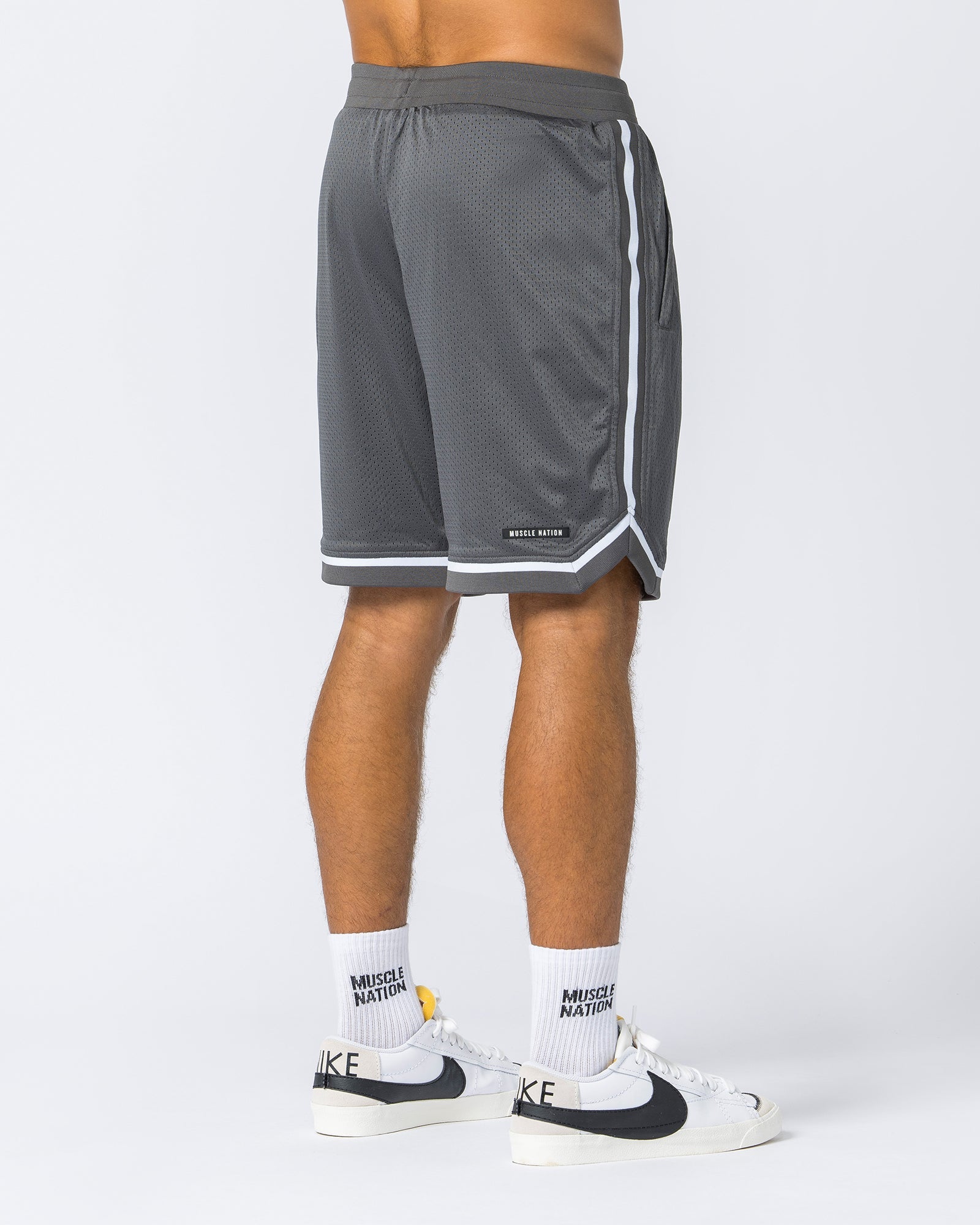 Mens 8" Basketball Shorts - Tornado-Shorts-S-042366TRNDO-S-MNAPPRL22403-4-Muscle Nation