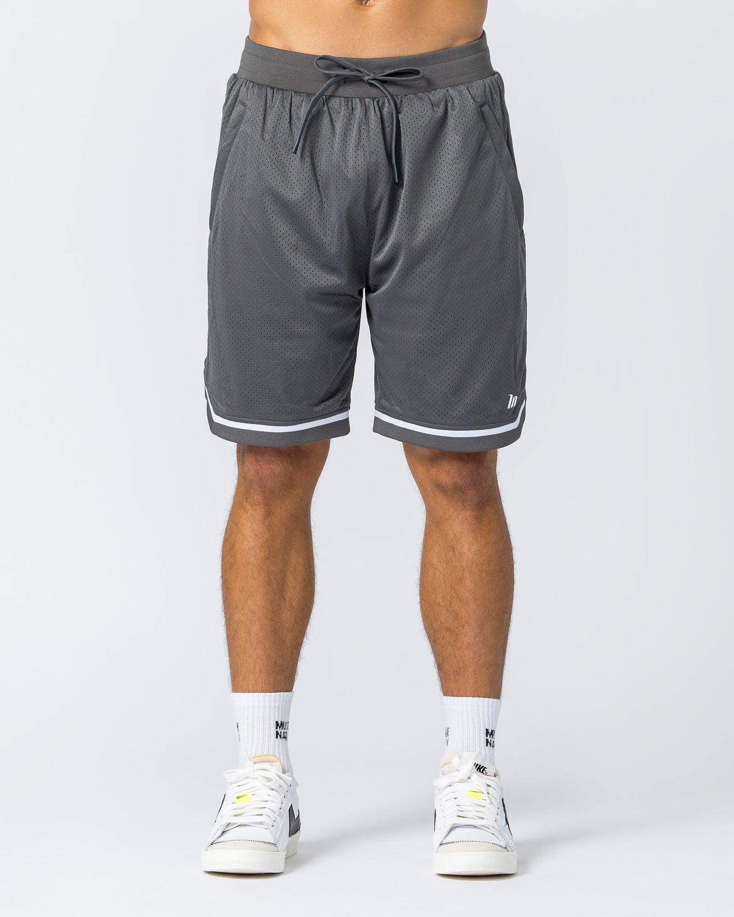 Mens 8" Basketball Shorts - Tornado-Shorts-S-042366TRNDO-S-MNAPPRL22403-2-Muscle Nation