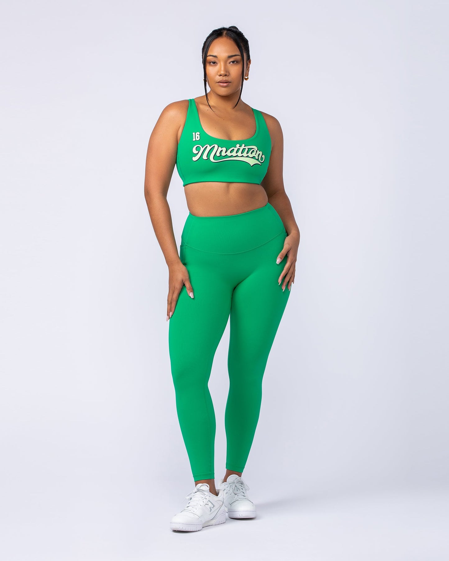 Core Bra - Clover-Sports Bras-XXS-112438CLVR-XXS-MNAPPRL33334-6-Muscle Nation