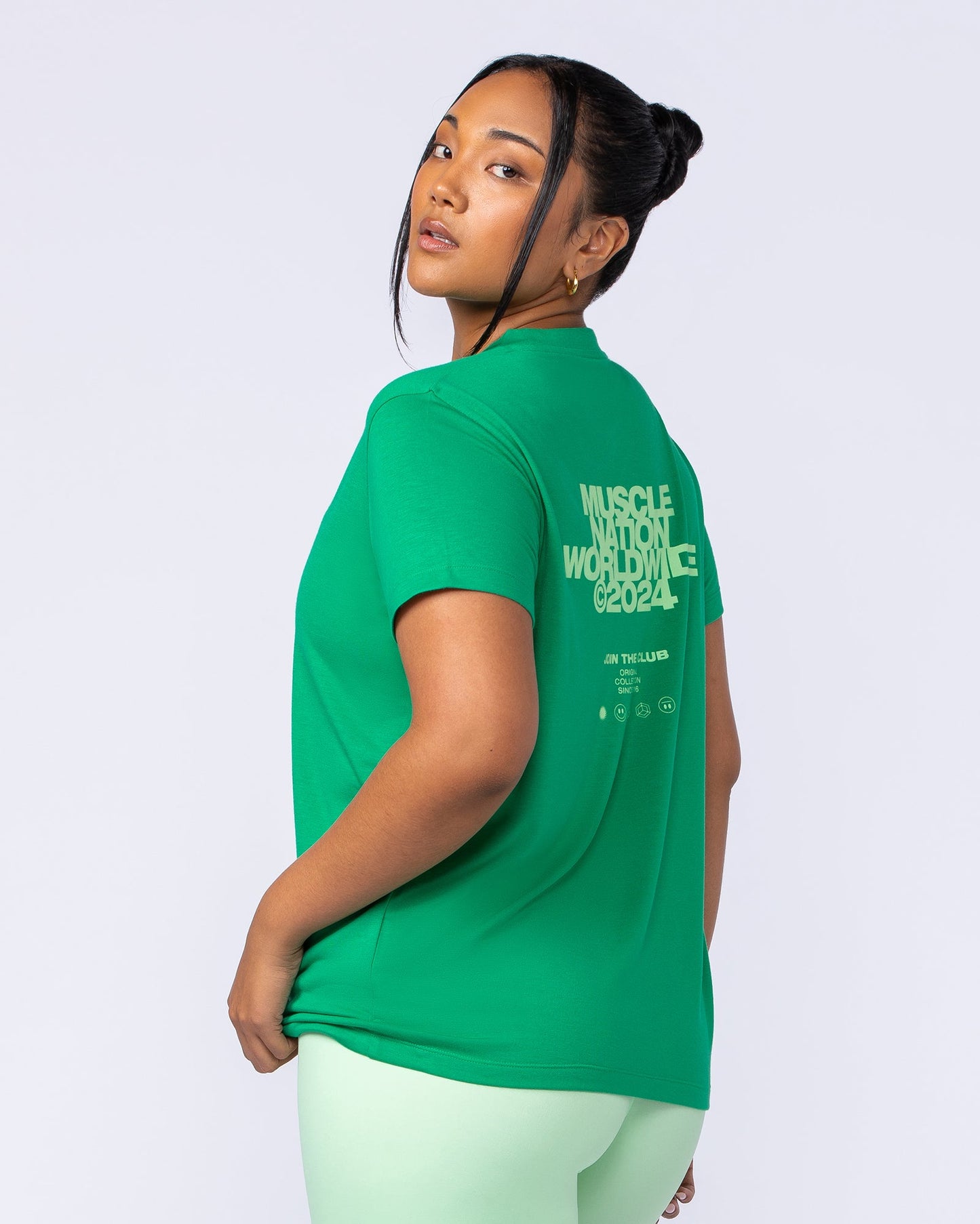 Global Training Tee - Clover-T-Shirts-XXS-1124214CLVR-XXS-MNAPPRL34468-4-Muscle Nation