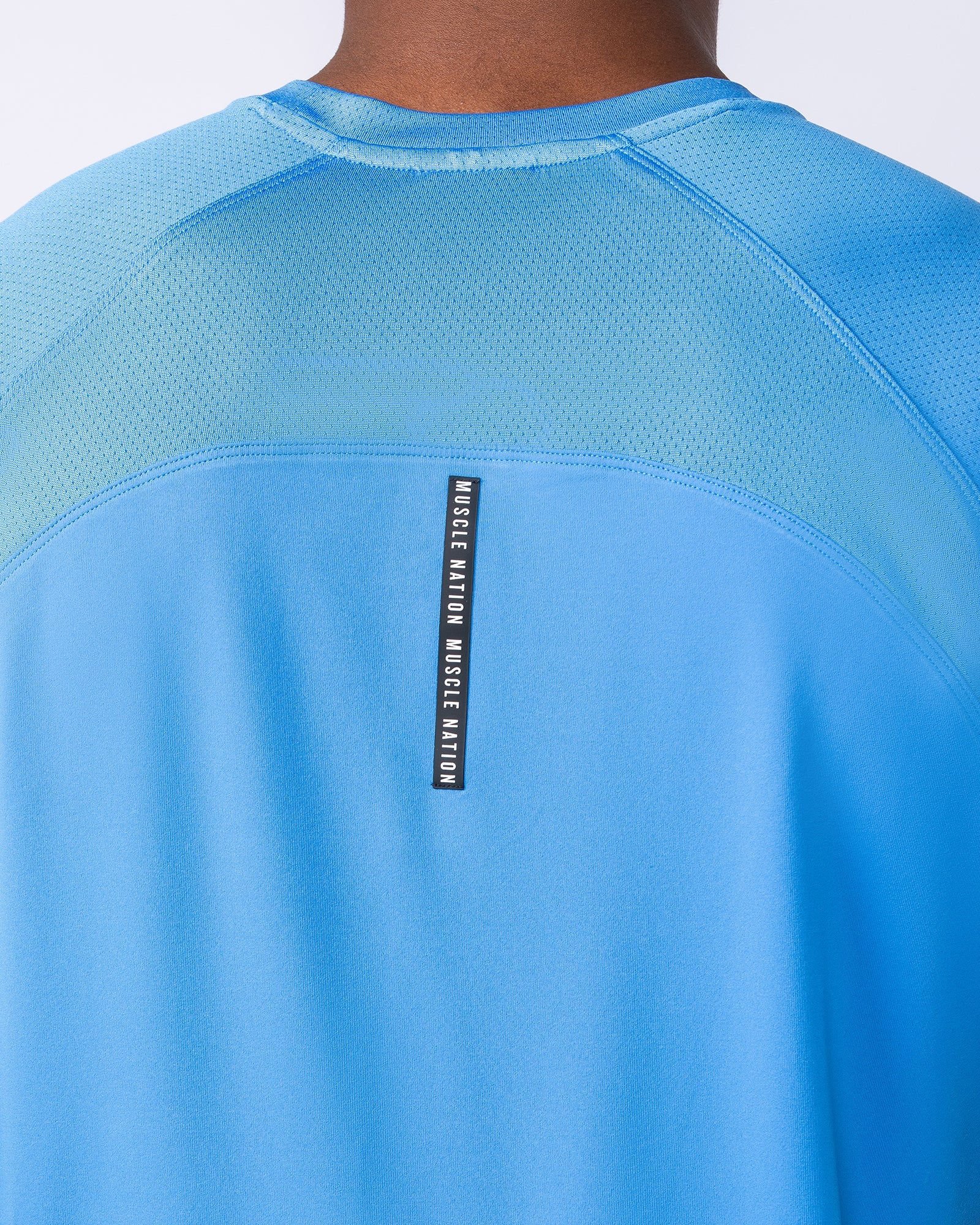 Ventilation Tank - Azure Blue-Singlets & Tanks-S-1124128AZRBLU-S-MNAPPRL35045-4-Muscle Nation