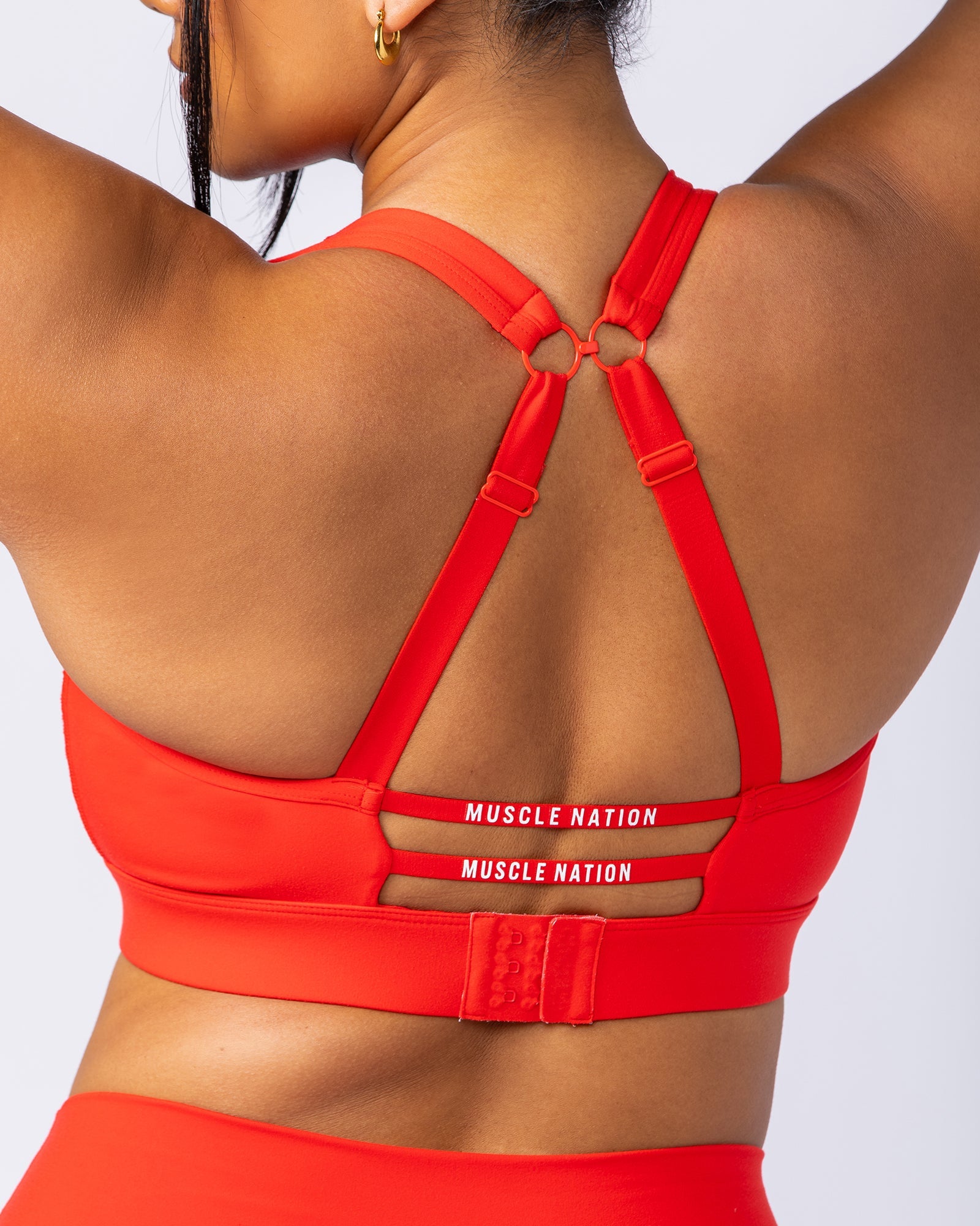 Elite Support Bra - Chilli-Sports Bras-XXS-112423CHIL-XXS-MNAPPRL33307-3-Muscle Nation