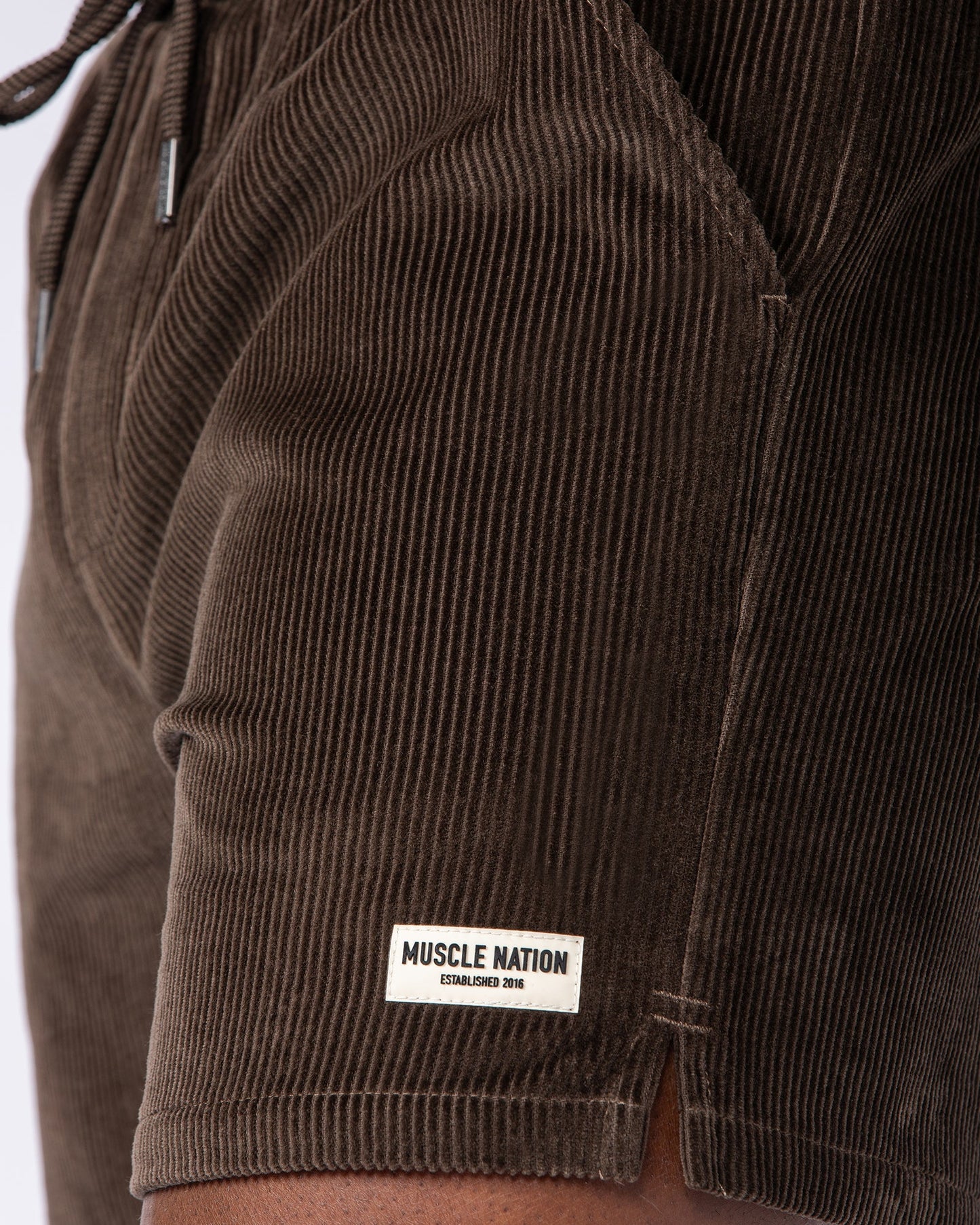 Daily Corduroy 5" Shorts - Dark Brown-Shorts-S-112484DRKBRN-S-MNAPPRL35613-2-Muscle Nation