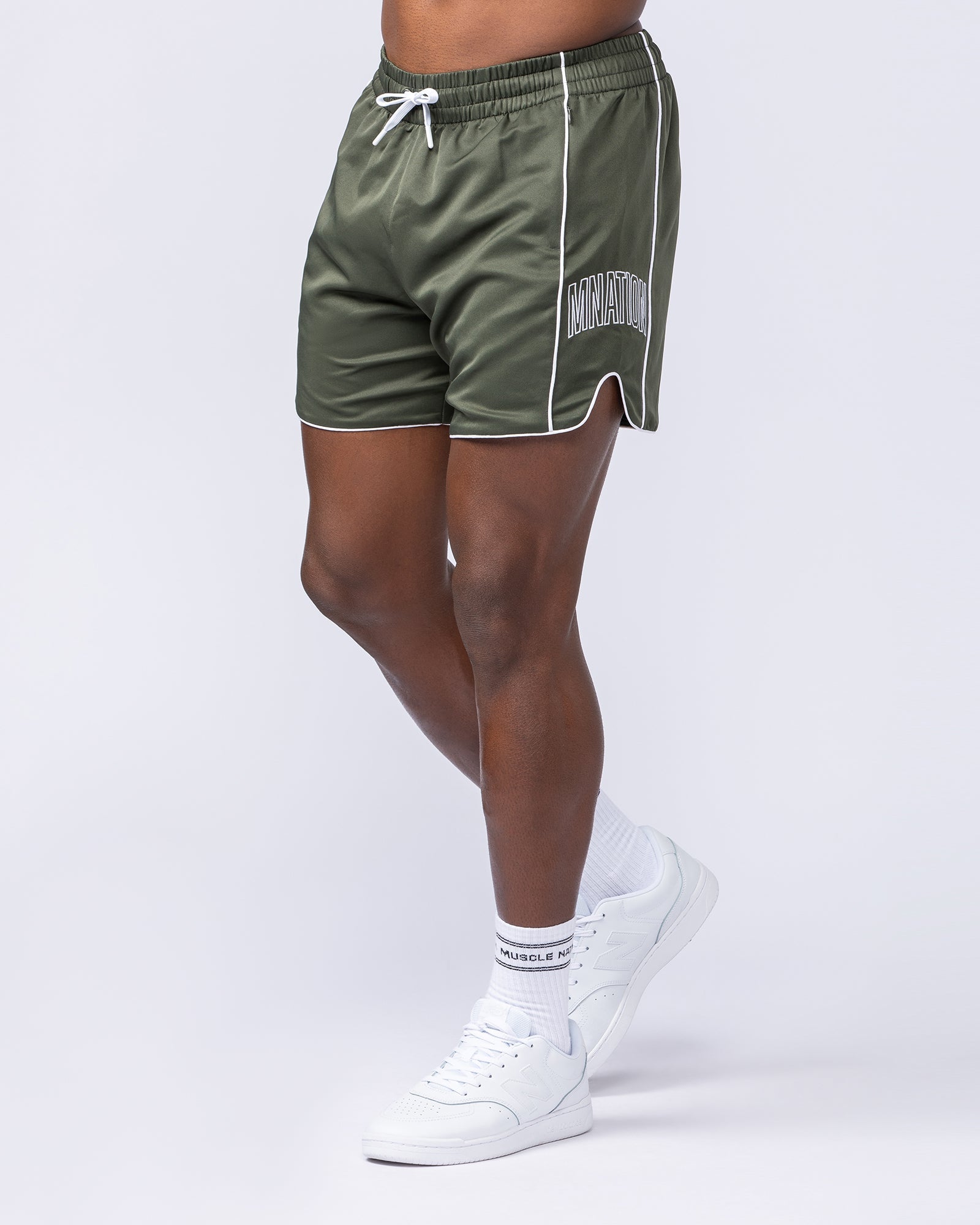 Round House 5" Shorts - Dark Khaki-Shorts-S-112463DKHAKI-S-MNAPPRL35634-3-Muscle Nation