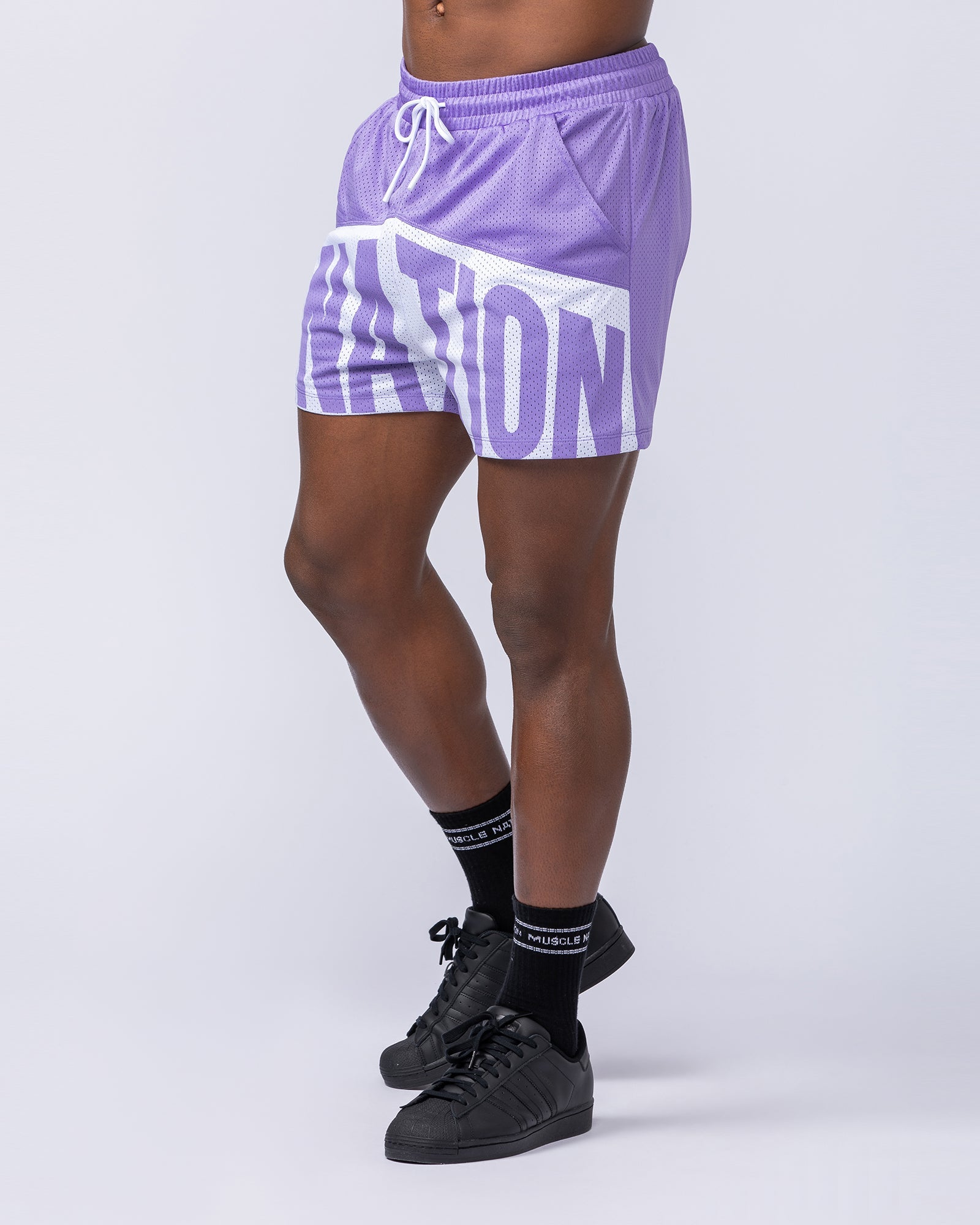 MNation Lay Up 3.5" Shorts - Lilac-Shorts-S-112436LILAC-S-MNAPPRL35669-2-Muscle Nation