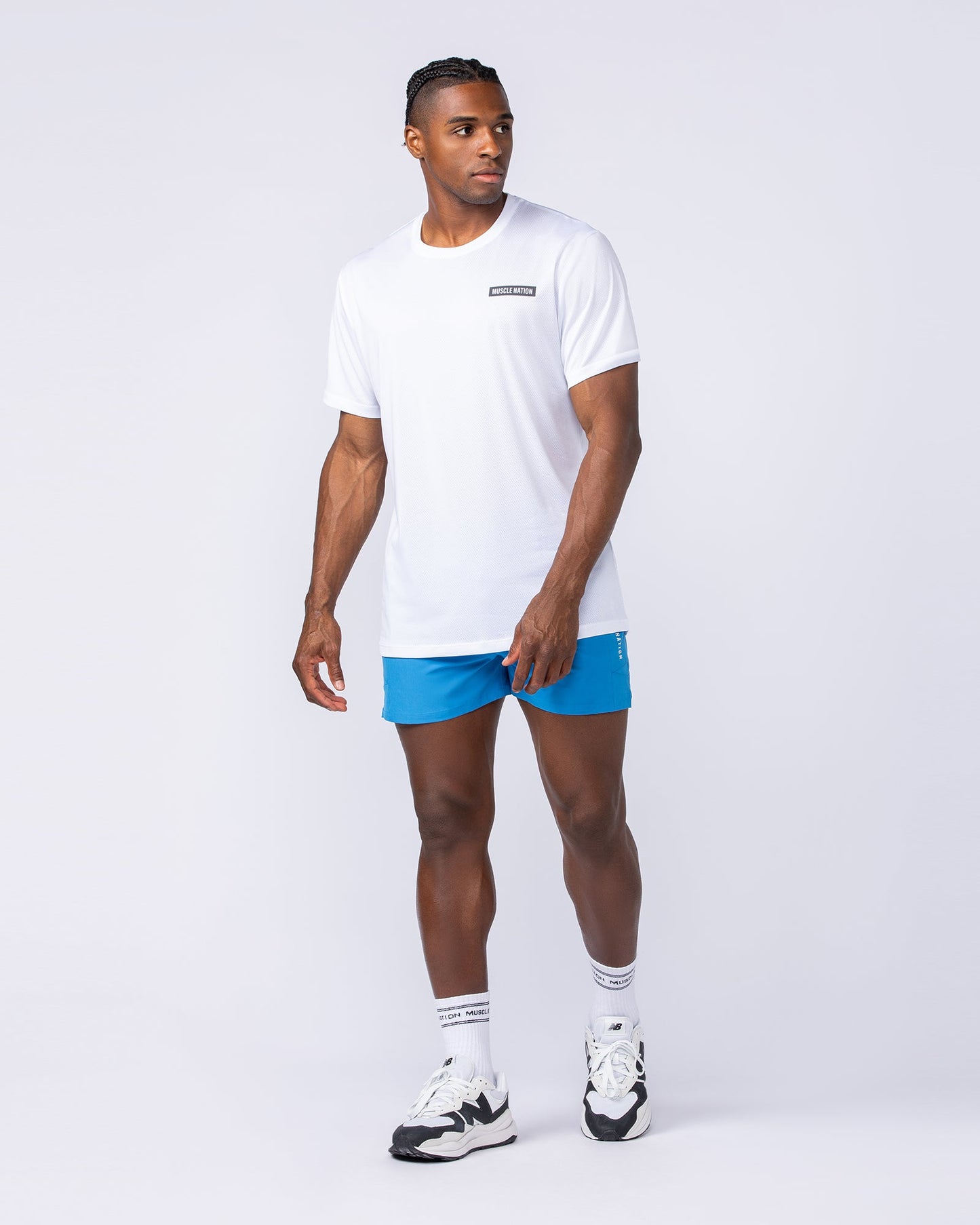 Streamline Training 3" Shorts - Azure Blue-Shorts-S-1124118AZRBLU-S-MNAPPRL35347-7-Muscle Nation