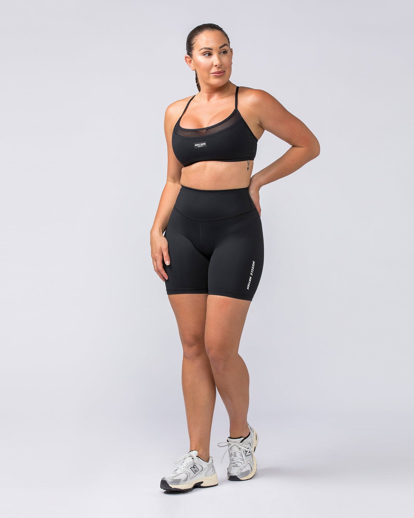 Rapture Bra - Black-Sports Bras-XS-072337BLK-XS-MNAPPRL26185-6-Muscle Nation