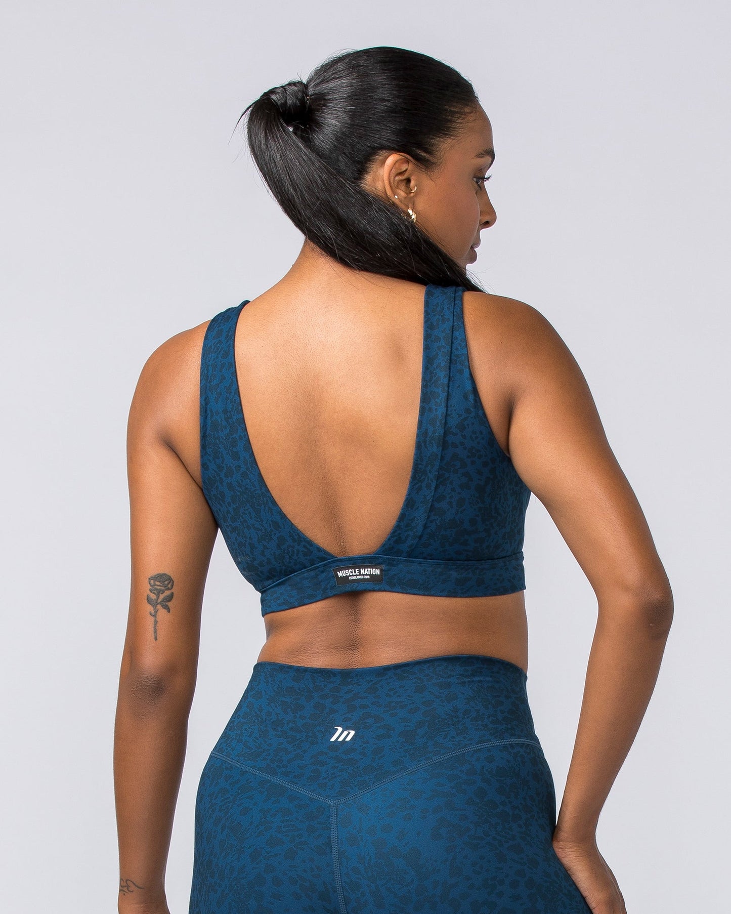 Serenity Bralette - Pacific Abstract Print-Bralettes-XXS-112310PACIFICAB-XXS-MNAPPRL28533-5-Muscle Nation