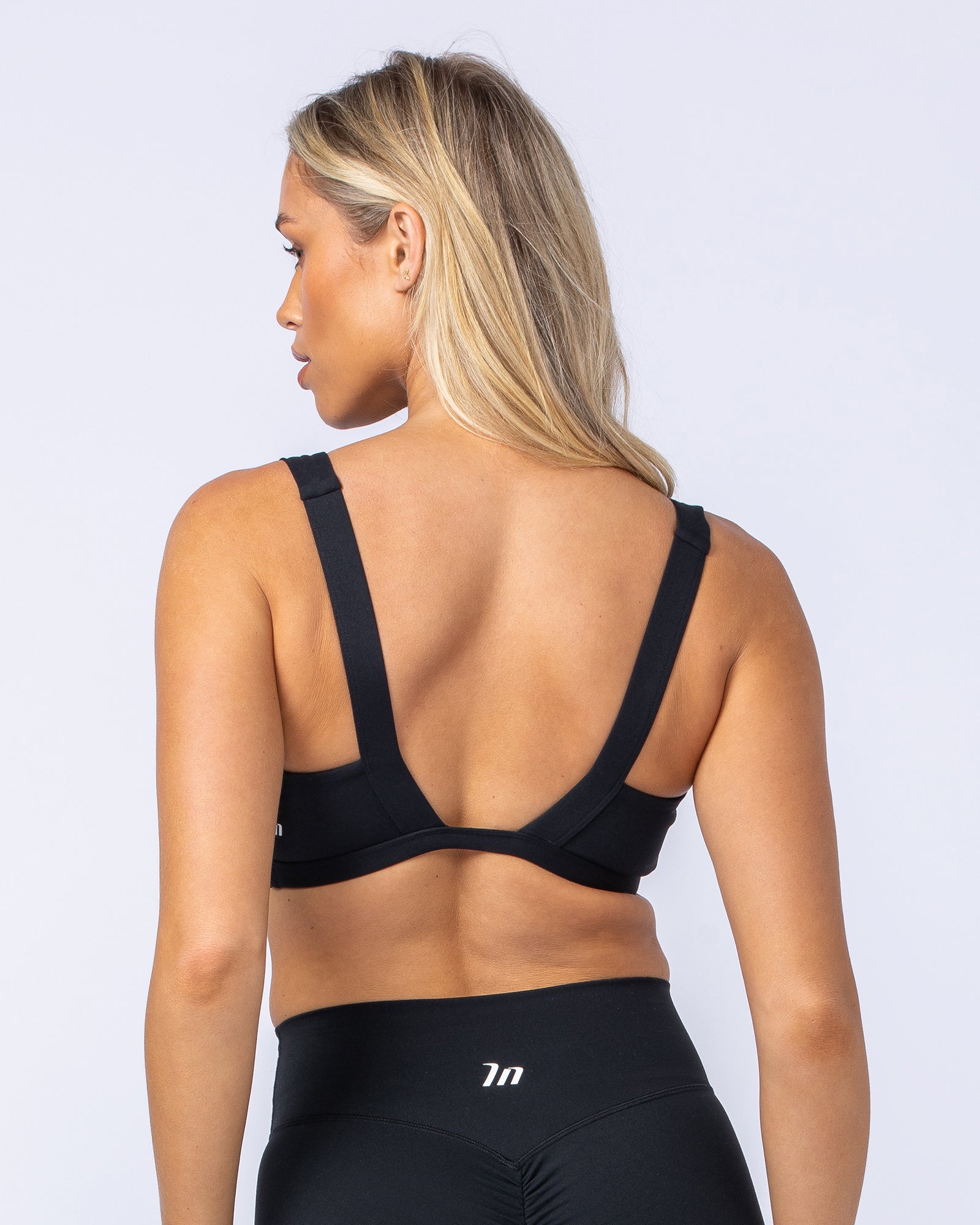 Glow Bralette - Black-Bralettes-XXS-112454BLK-XXS-MNAPPRL33694-4-Muscle Nation