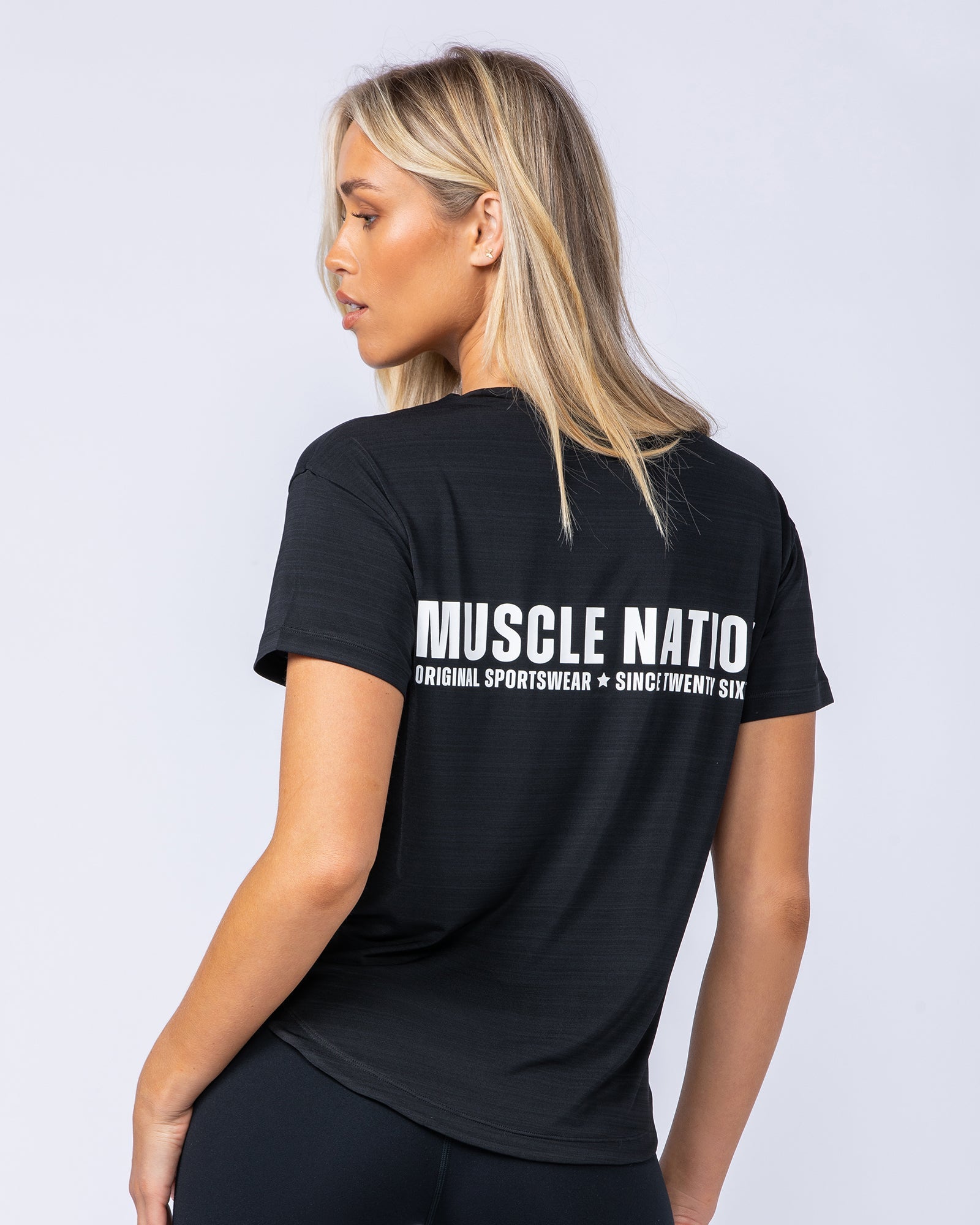 Ignite Training Tee - Black (Original Logo)-T-Shirts-XXS-1124215BLKOG-XXS-MNAPPRL34522-3-Muscle Nation