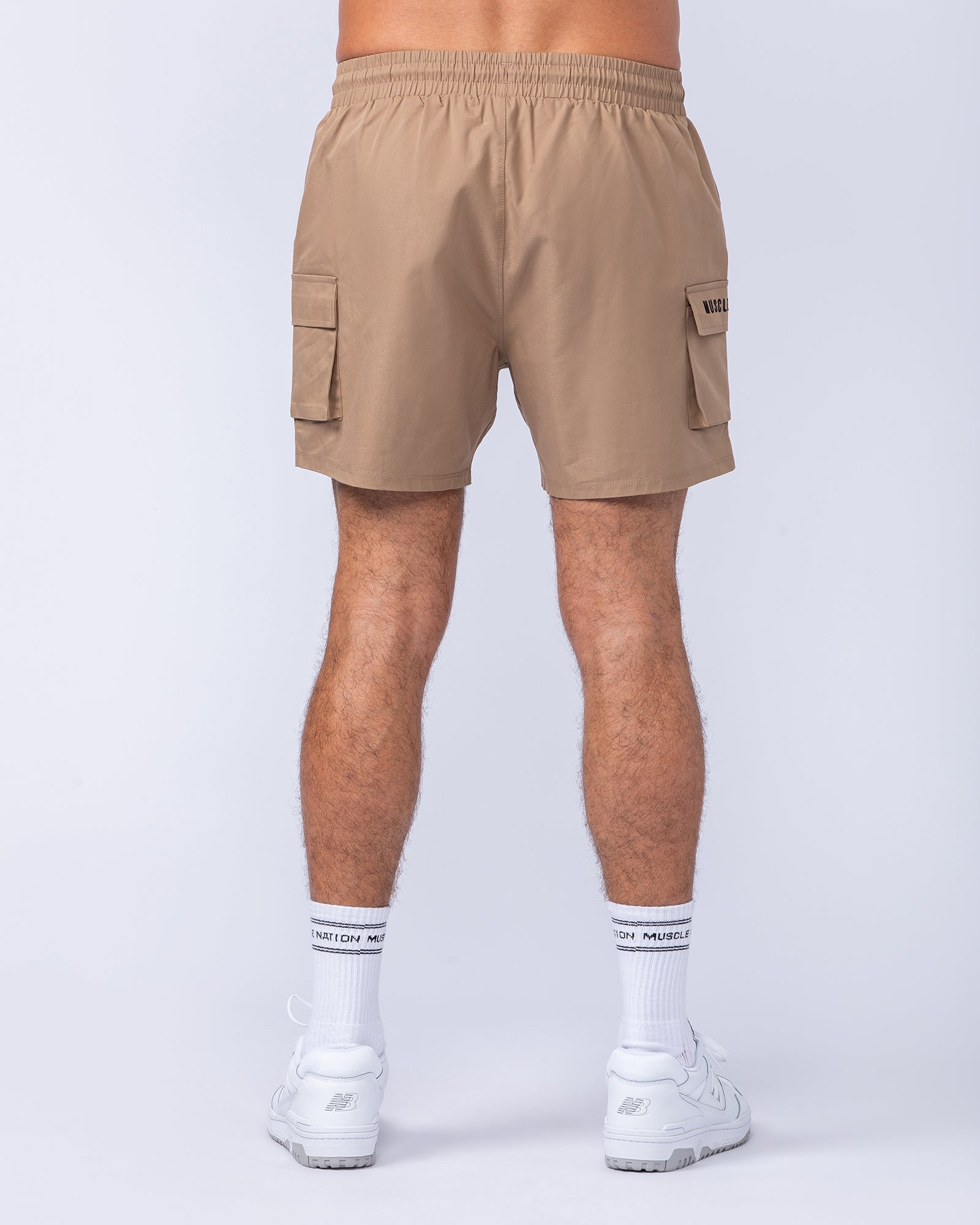 Daily Cargo 5" Shorts - Tan-Shorts-S-112480TAN-S-MNAPPRL35501-5-Muscle Nation