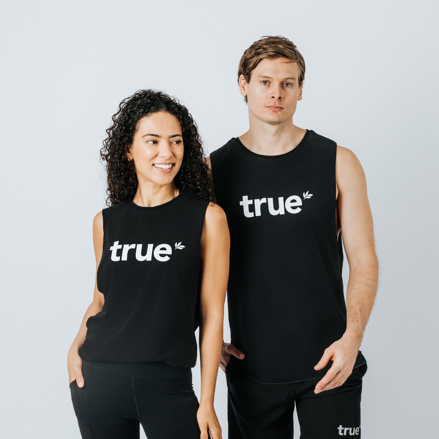 Mens Signature Large Logo Tank - Black [Colour: Black]