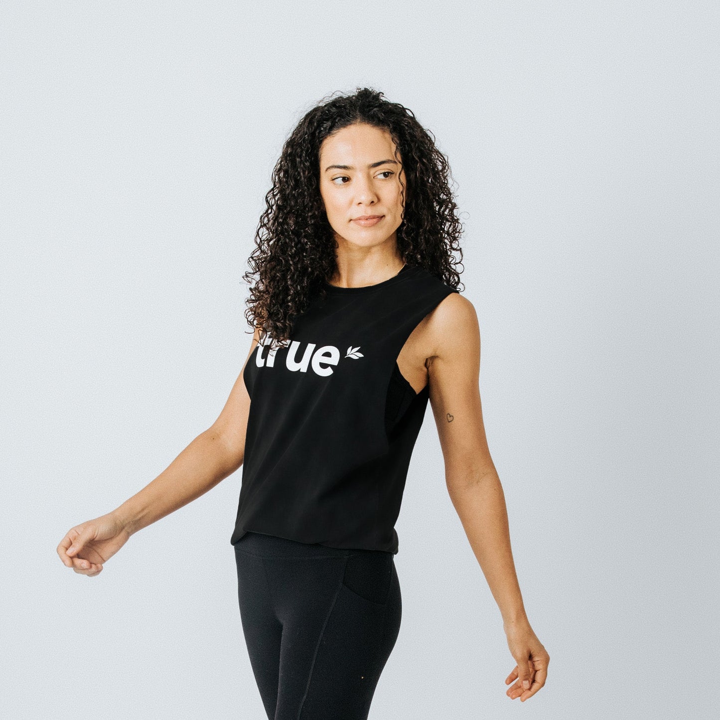 Mens Signature Large Logo Tank - Black [Colour: Black]