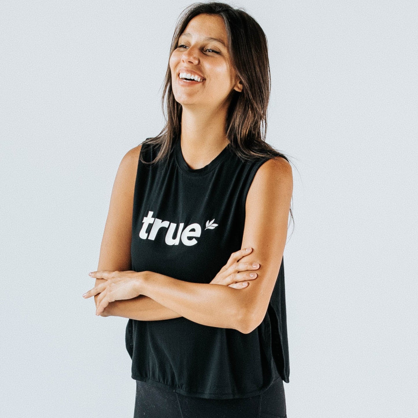 Women's Black Crop