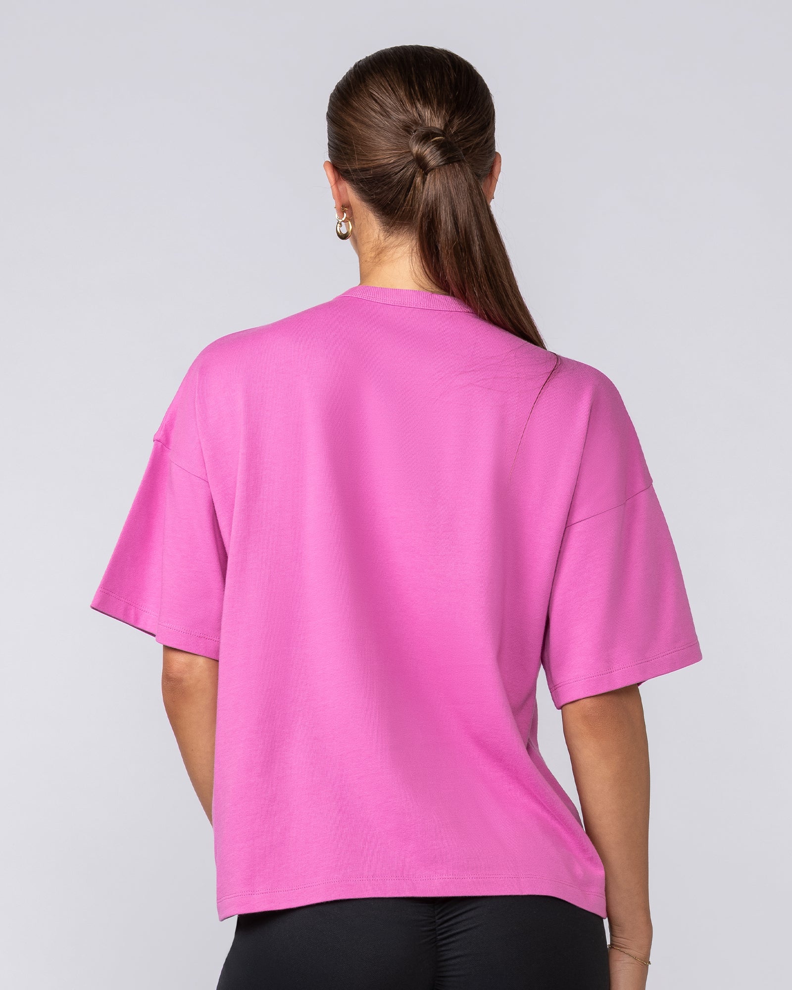 Boxy Fit Tee - Hibiscus-T-Shirts-XXS-062512HIB-XXS-MNAPPRL43118-4-Muscle Nation