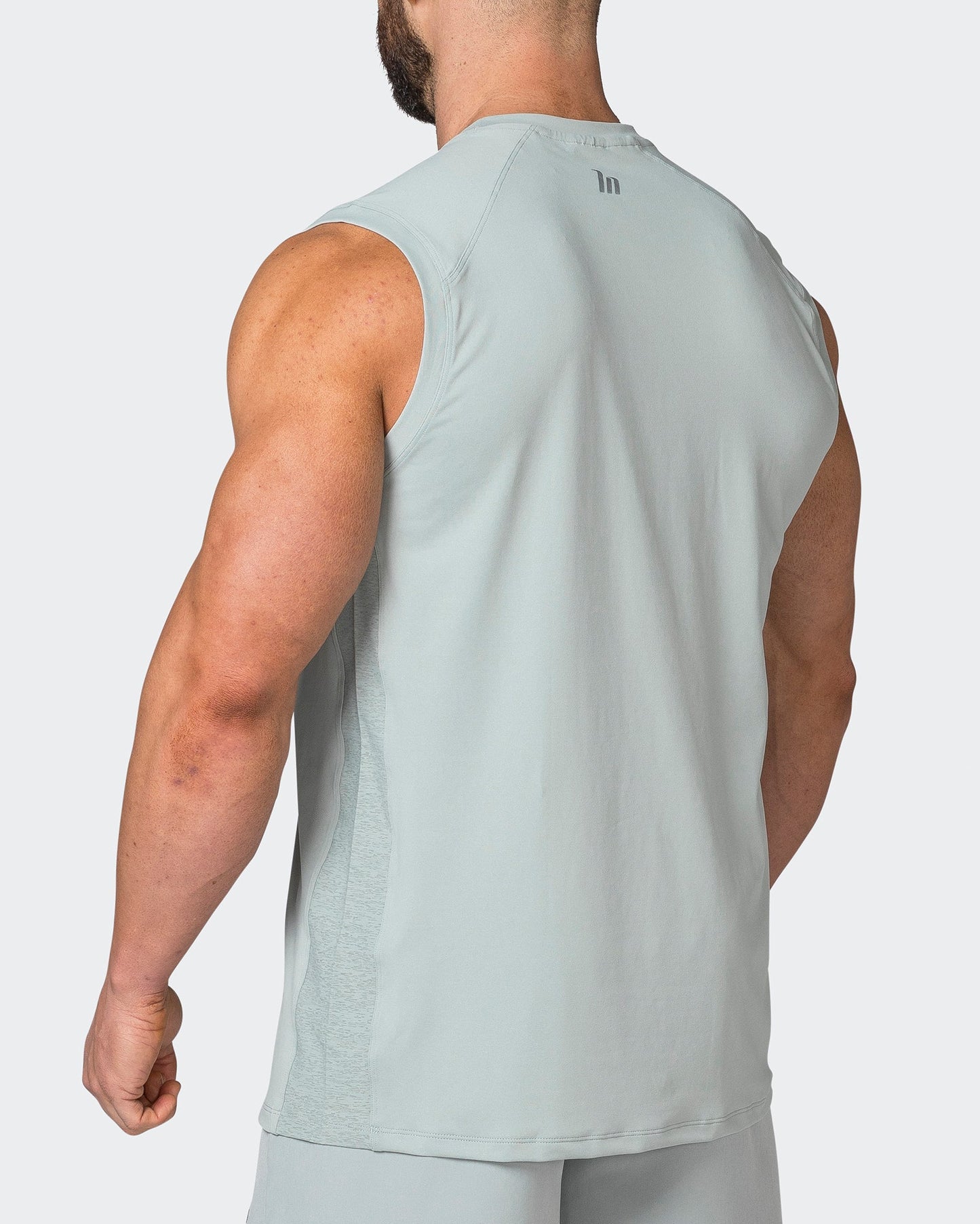 Reflective Running Tank - Foam-Singlets & Tanks-S-042351FOAM-S-MNAPPRL24266-5-Muscle Nation