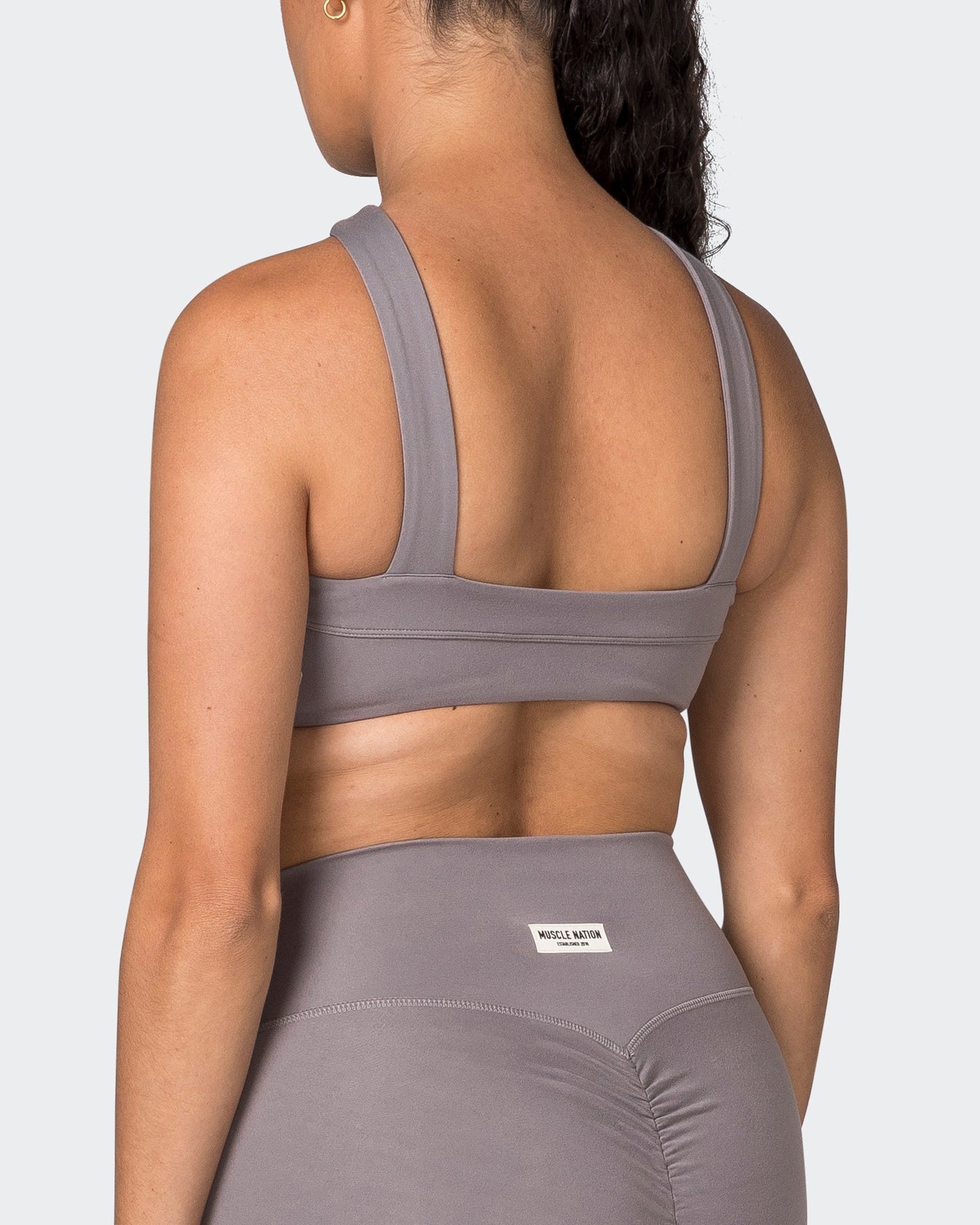 Luxe Bralette - Pearl Grey-Bralettes-XS-042384PRLGRY-XS-MNAPPRL23912-5-Muscle Nation