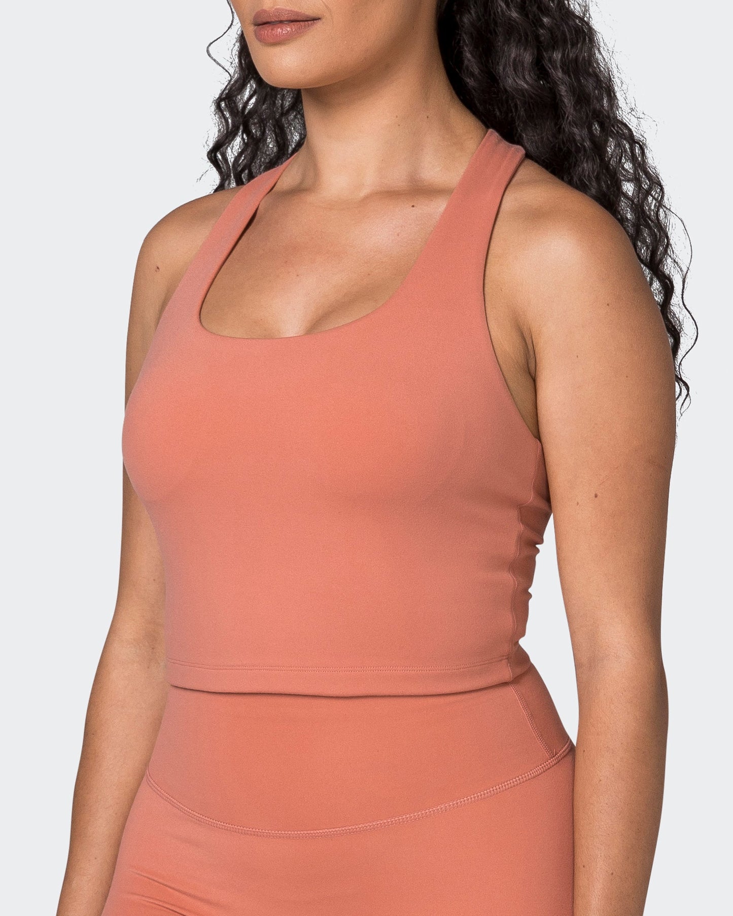Dual Tank - Powdered Pink-Singlets & Tanks-XXS-042308PWDPNK-XXS-MNAPPRL23490-3-Muscle Nation