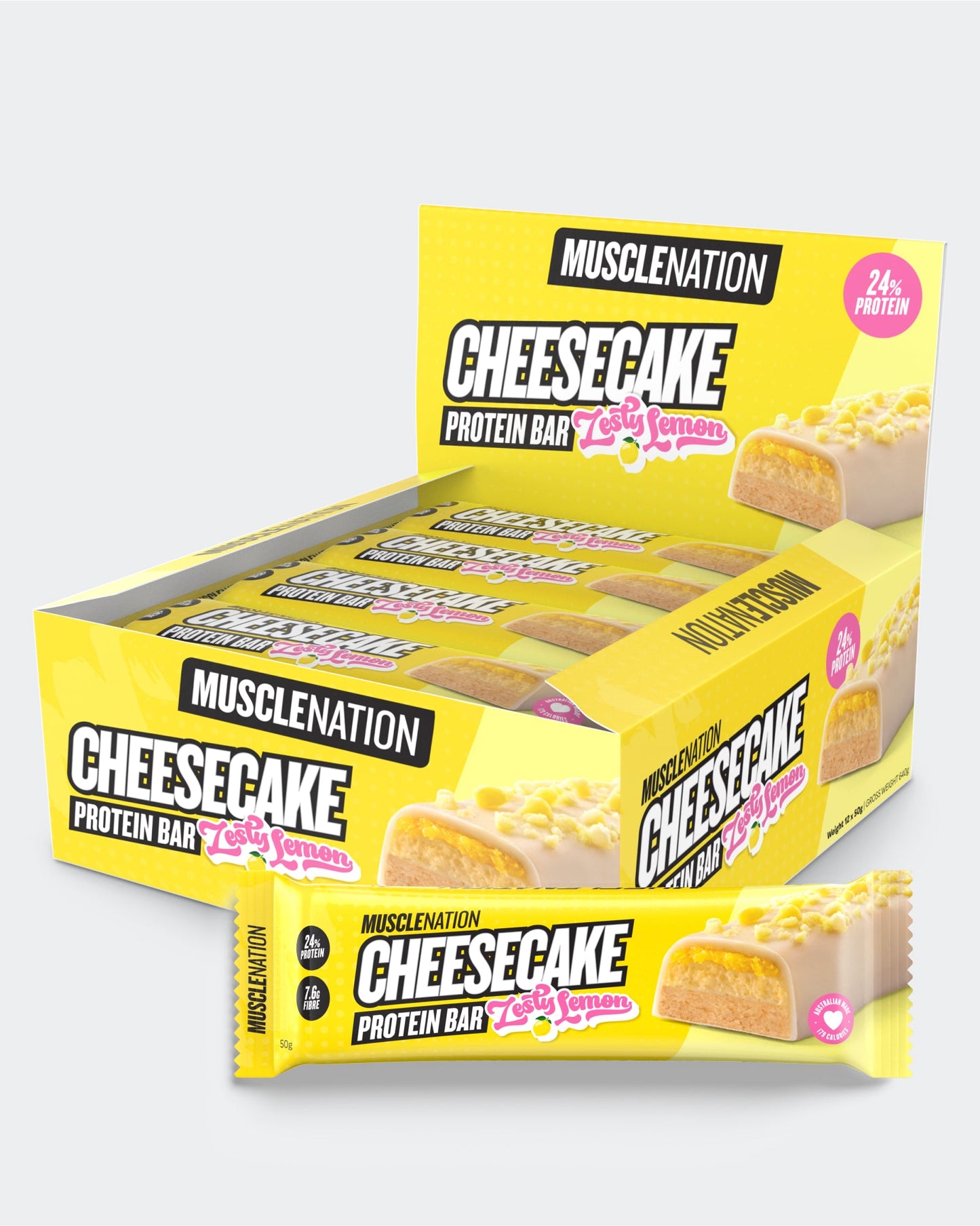 CHEESECAKE Protein Bar - Zesty Lemon - Box of 12