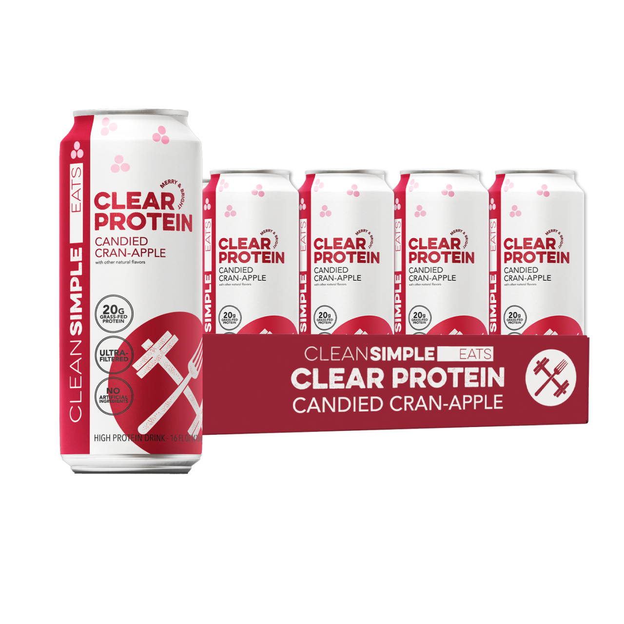 Clear Protein: Candied-Cran Apple (12 Pack)