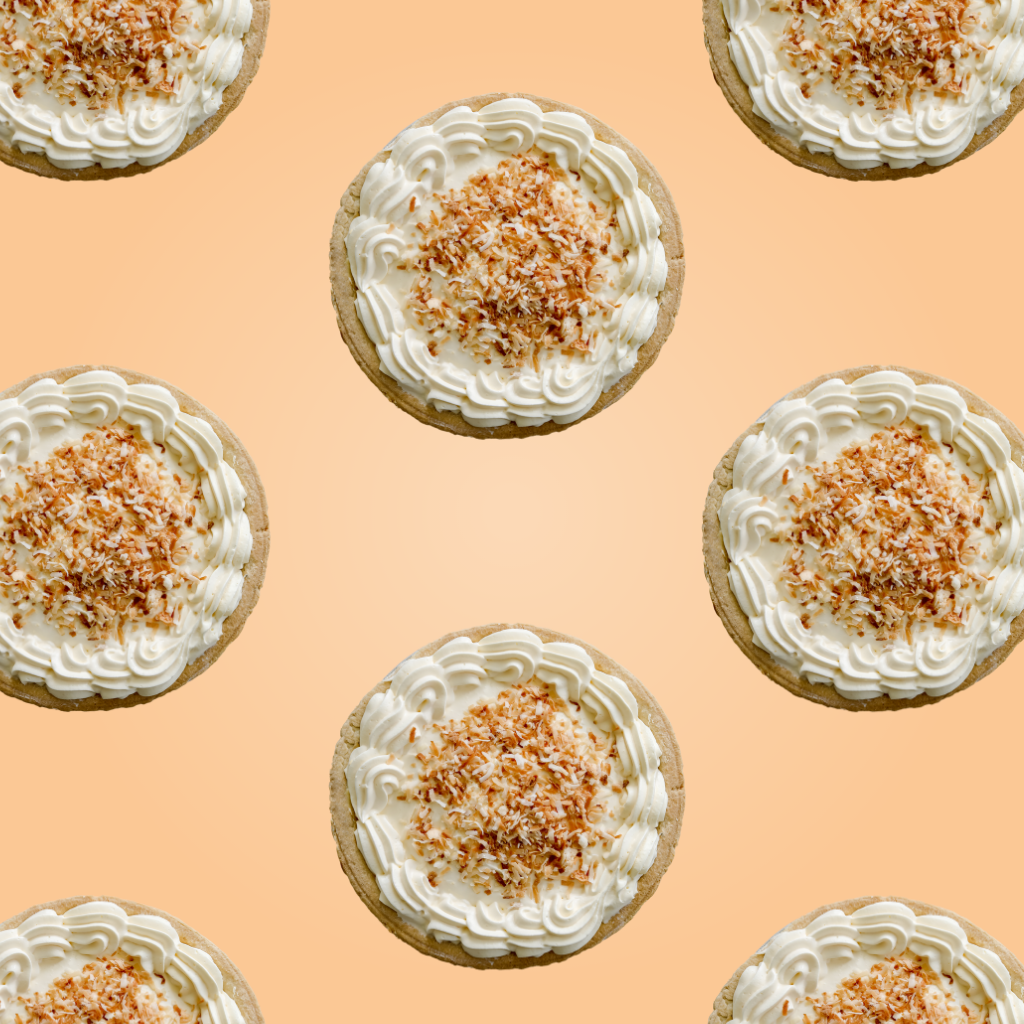 Coconut Cream Pies made with Coconut Protein Powder.