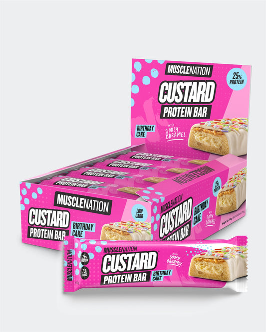 CUSTARD Protein Bar - Birthday Cake - Box of 12