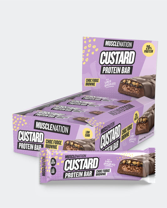 CUSTARD Protein Bar - Choc Fudge Brownie - Box of 12