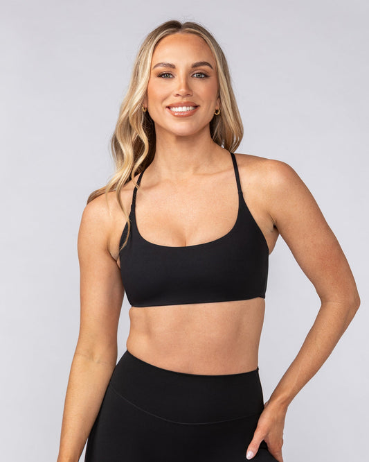 Darling Bralette - Black-Bralettes-XXS-082501BLK-XXS-MNAPPRL43611-1-Muscle Nation