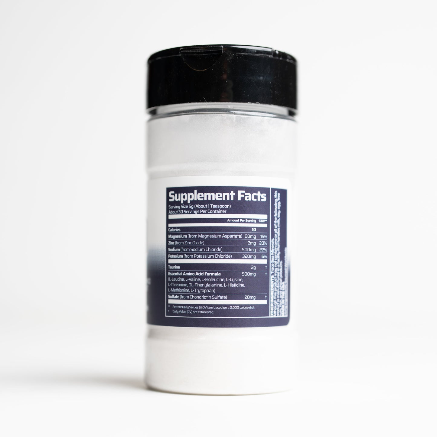Supplement container with 'Supplement Facts' label on a white background

#flavor_unflavored