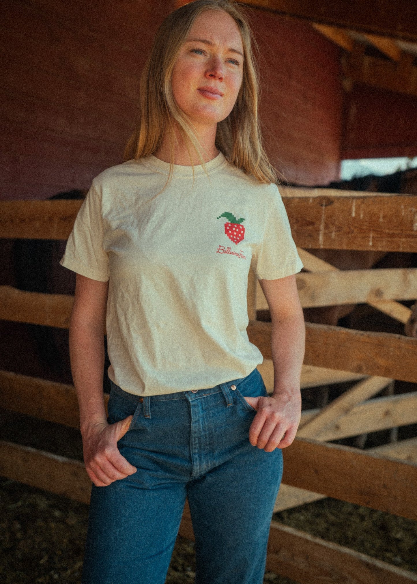 Strawberry Cr¨¨me Tee - Ballerina Farm