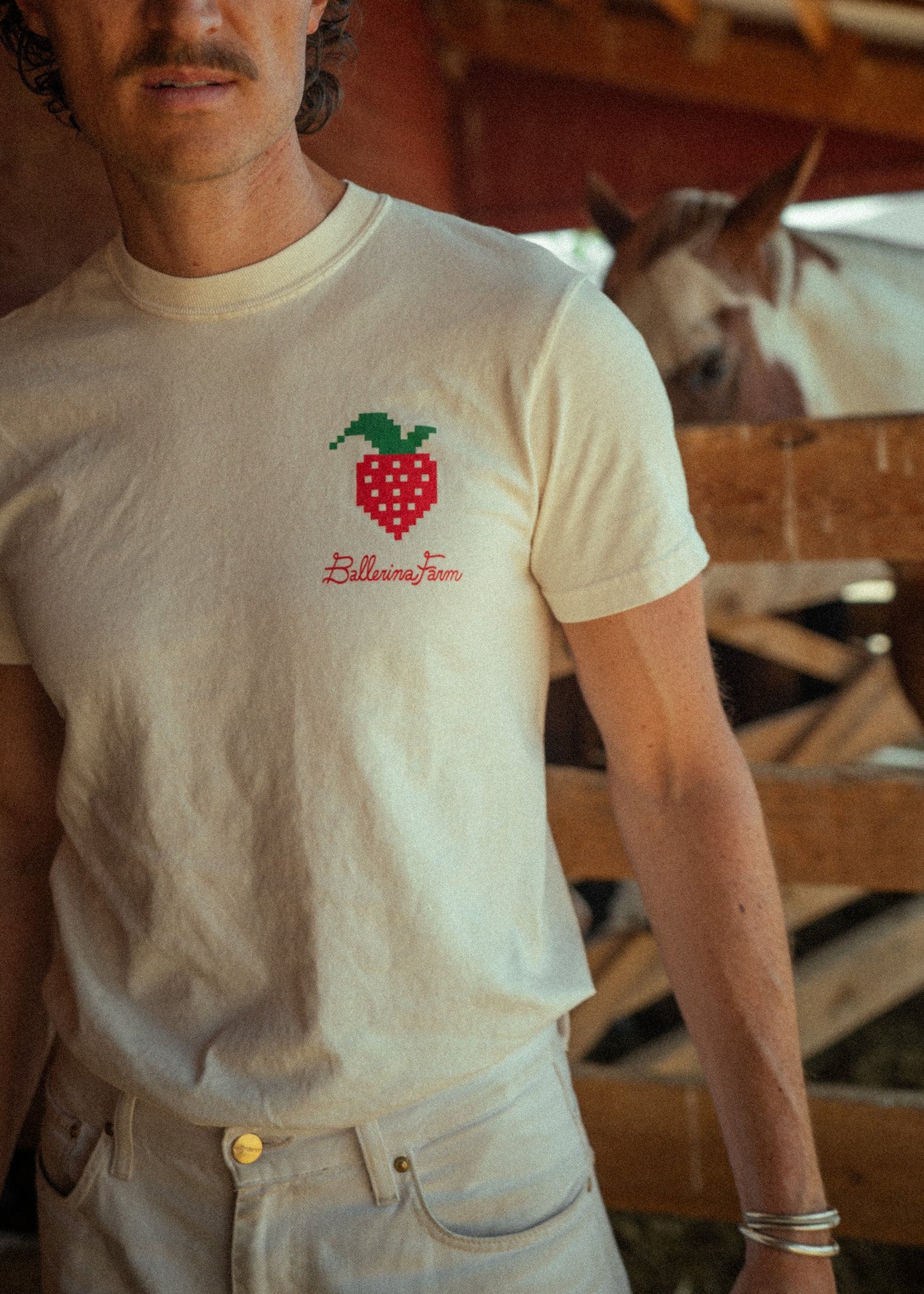 Strawberry Cr¨¨me Tee - Ballerina Farm