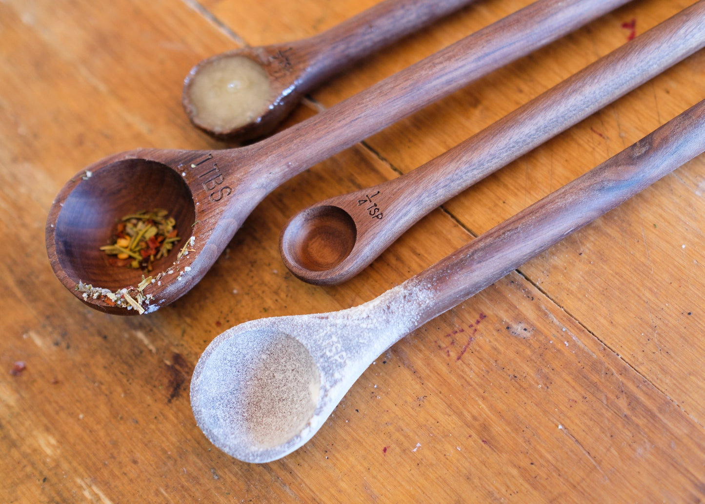 Wooden Measuring Spoons - Ballerina Farm