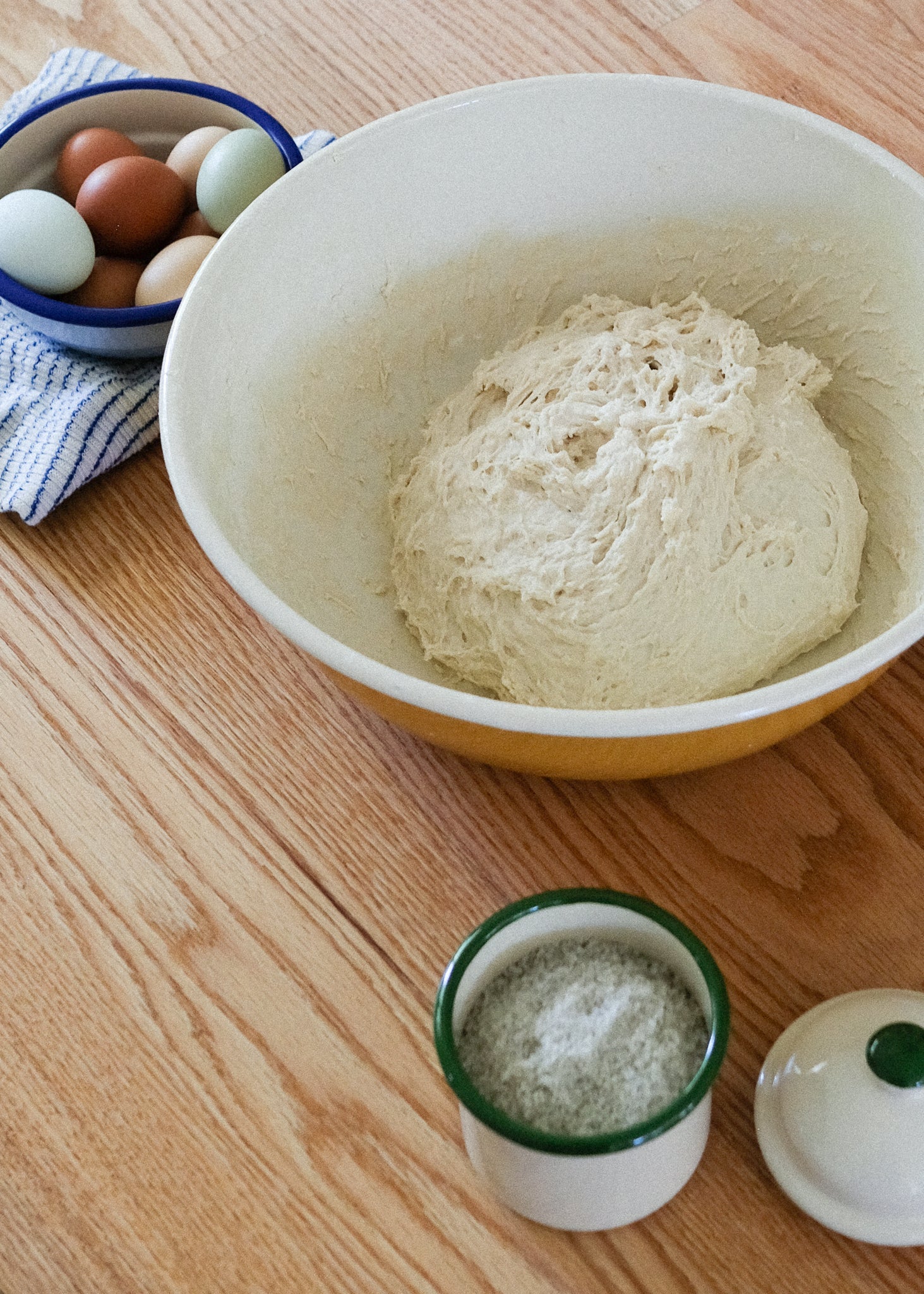 Enamel Sourdough Bowl - Ballerina Farm