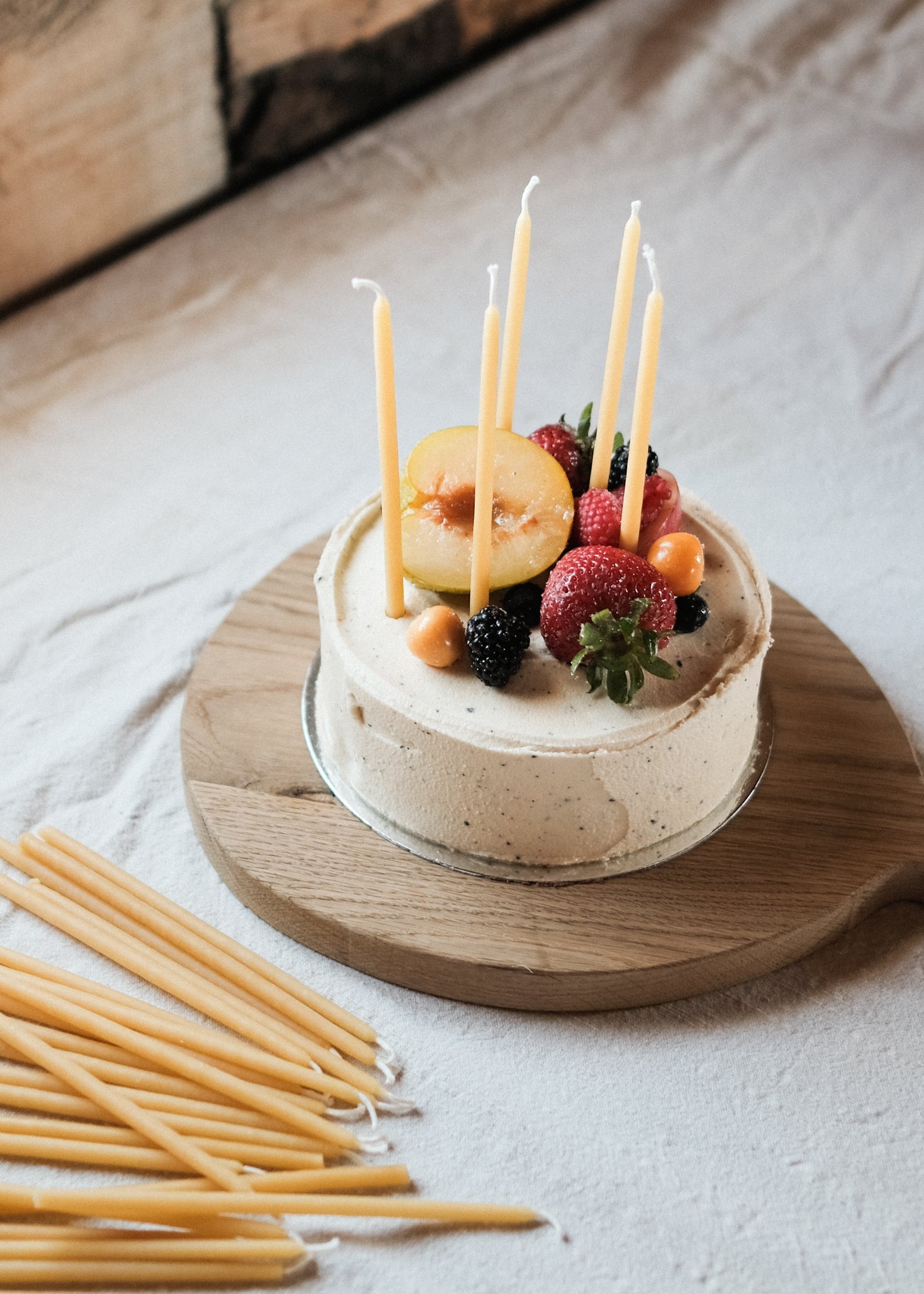 Yellow Beeswax Candles - Ballerina Farm