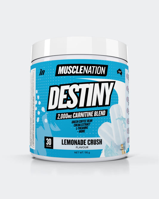 DESTINY Pre Workout Burn - Lemonade Crush - 30 serves