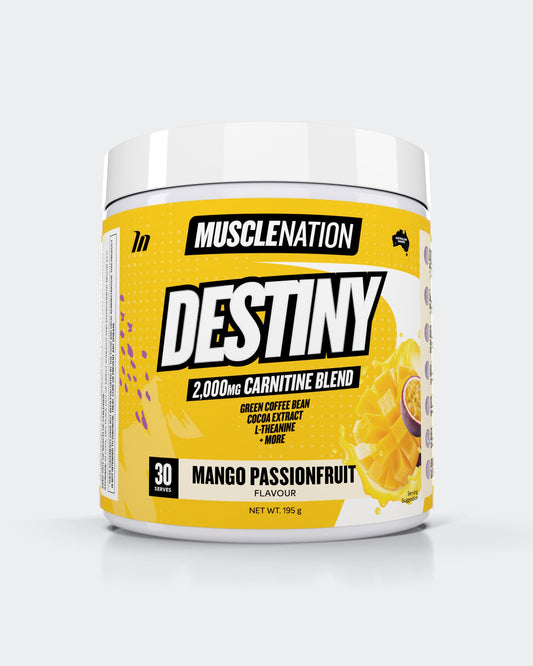 DESTINY Pre Workout Burn - Mango Passionfruit - 30 serves