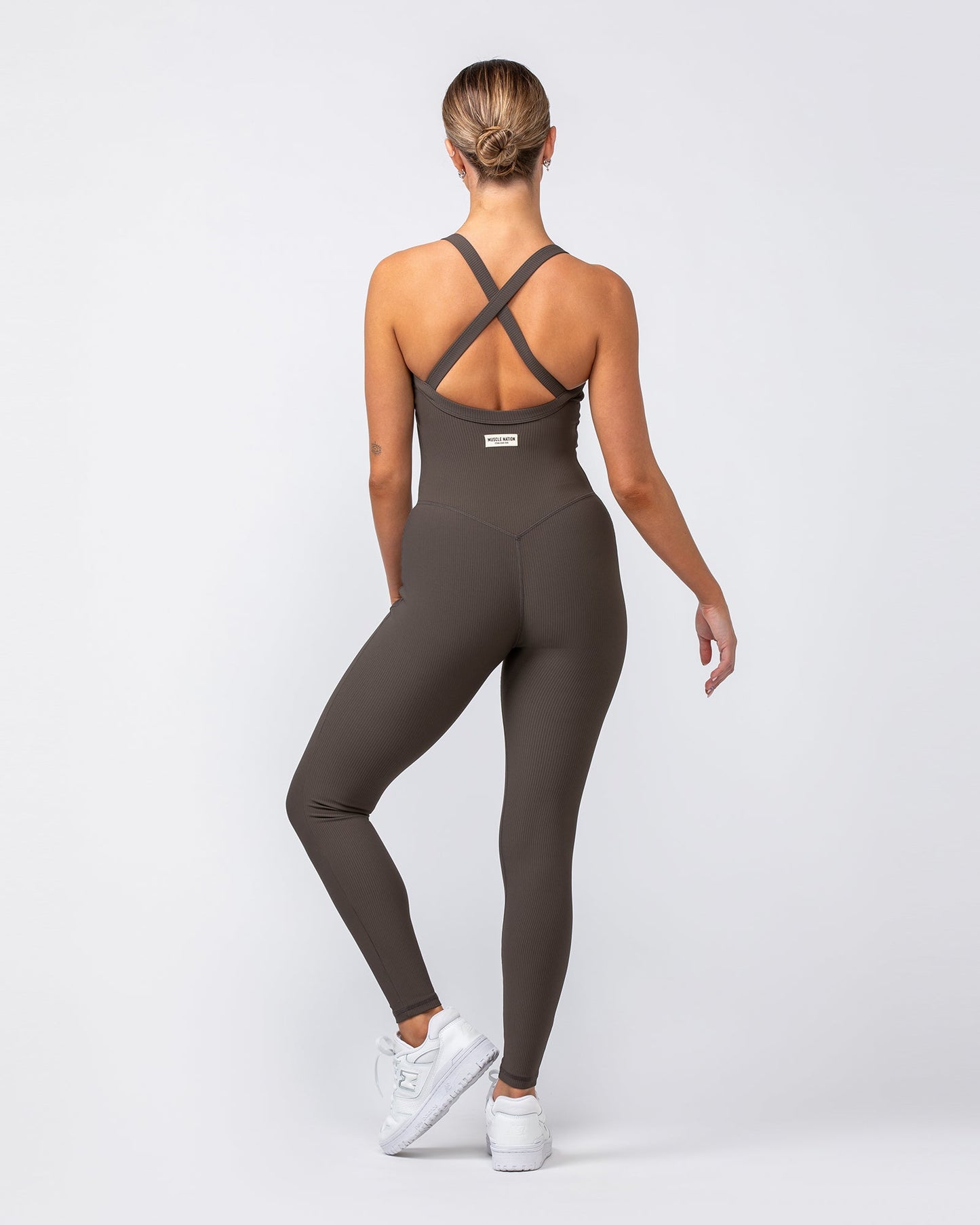 Adore Full Length One Piece - Deep Brown-One Piece-XXS-062409DEPBRN-XXS-MNAPPRL31477-6-Muscle Nation