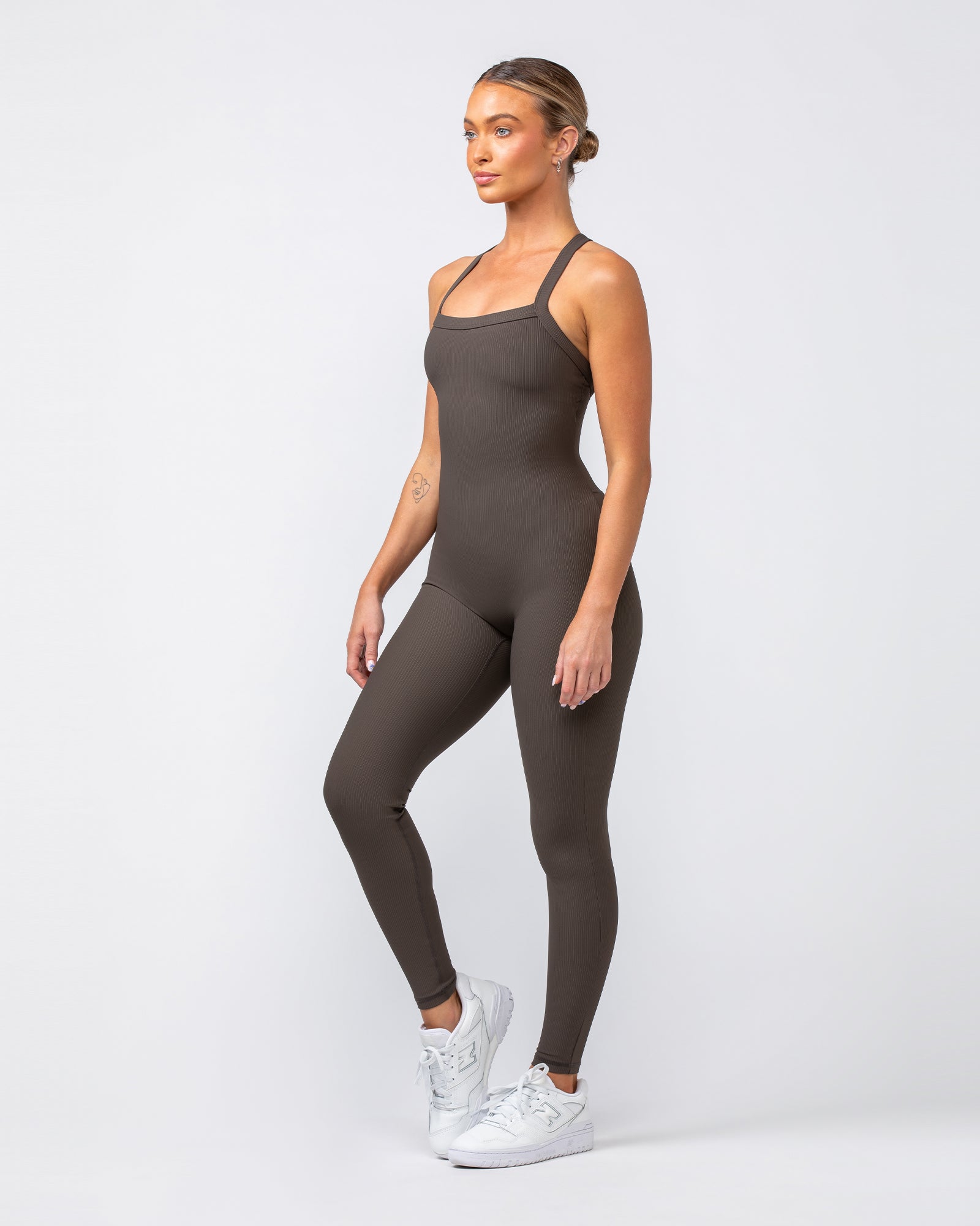 Adore Full Length One Piece - Deep Brown-One Piece-XXS-062409DEPBRN-XXS-MNAPPRL31477-4-Muscle Nation