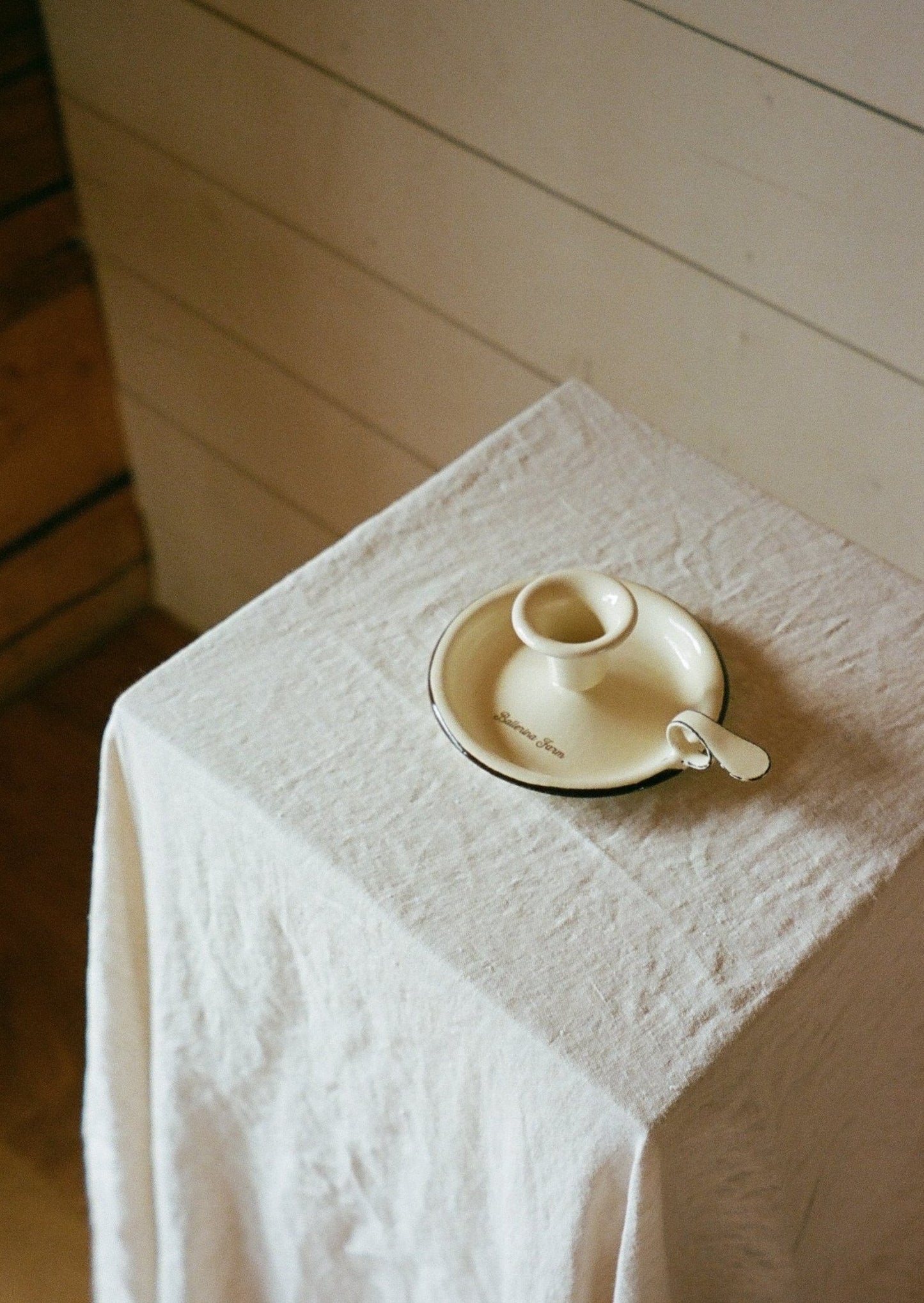 Enamel Candlestick Holder - Ballerina Farm