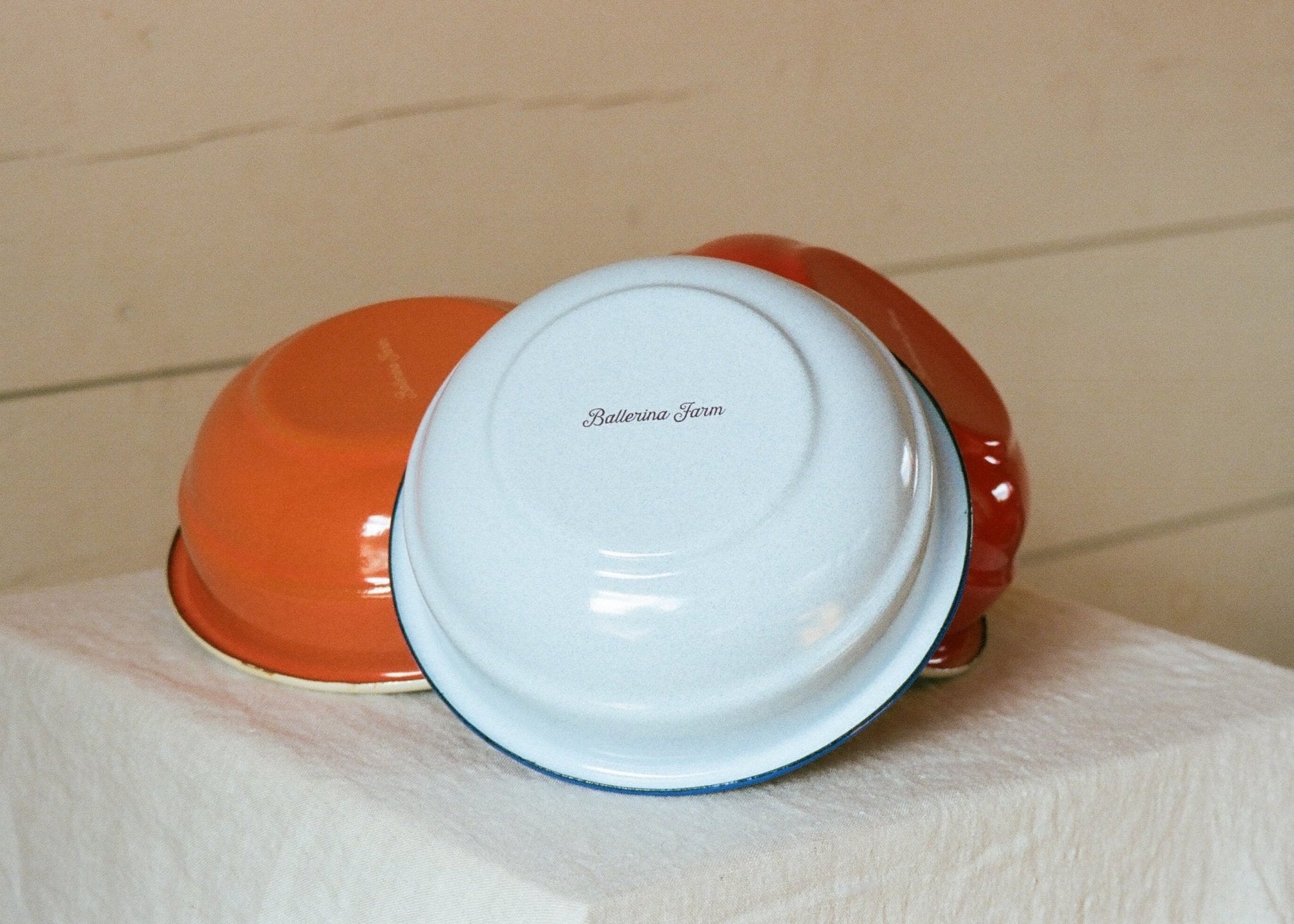 Enamel Cereal Bowl - Ballerina Farm