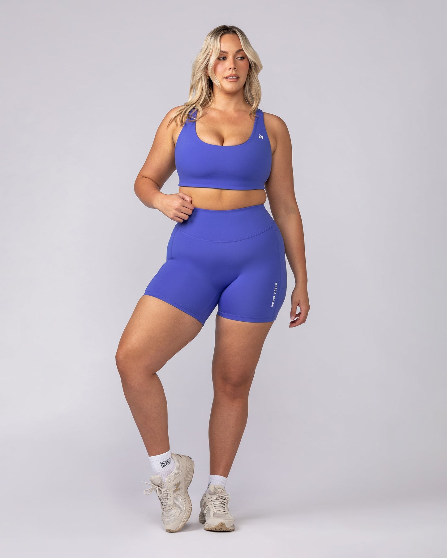 Endurance Bra - Baja Blue-Sports Bras-XS-062501BJBLU-XS-MNAPPRL42908-5-Muscle Nation