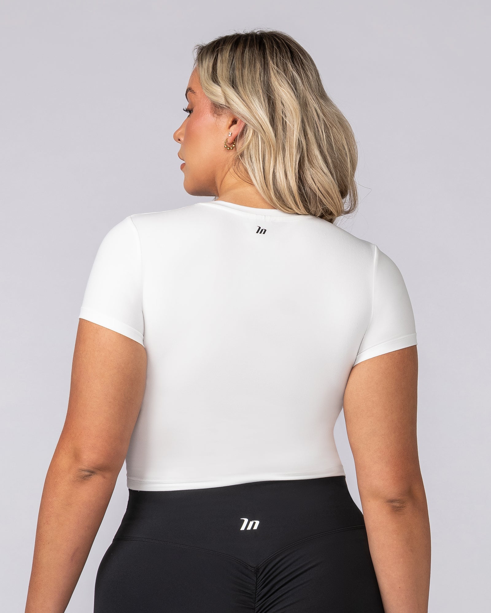 Essential Cropped Tee - Milk-Tops-XXS-062511MLK-XXS-MNAPPRL43101-4-Muscle Nation