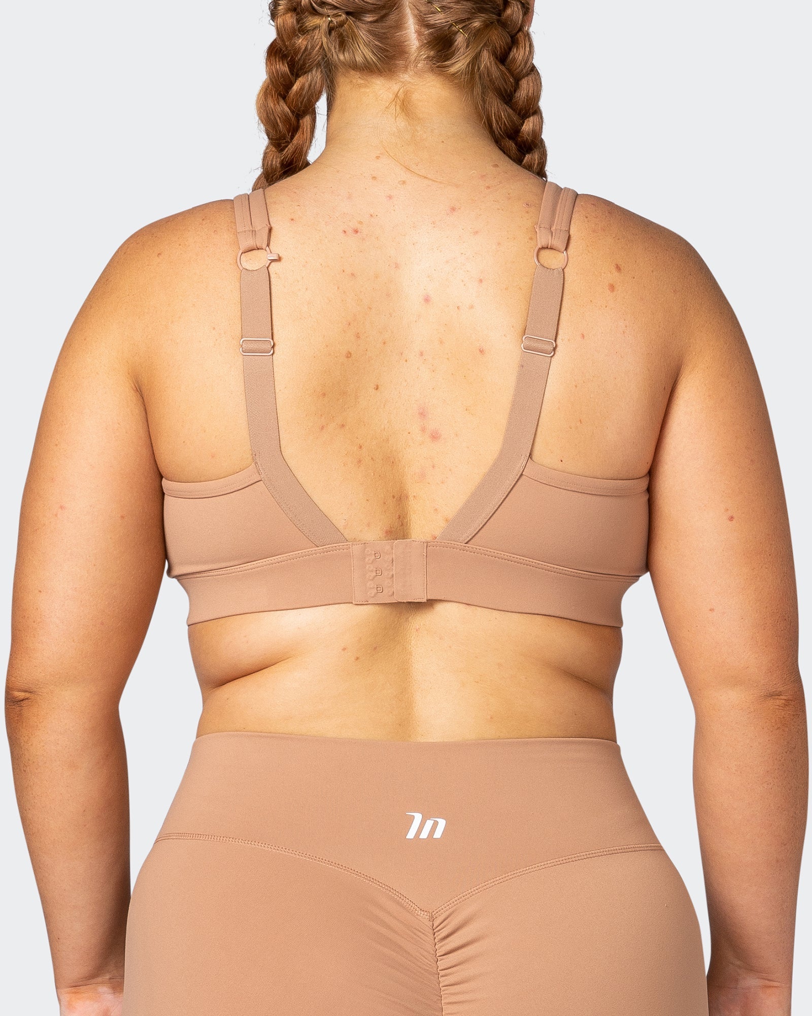 Brace Yourself Bra - Cashew-Sports Bras-XS-082271CASHW-XS-MNAPPRL21436-5-Muscle Nation