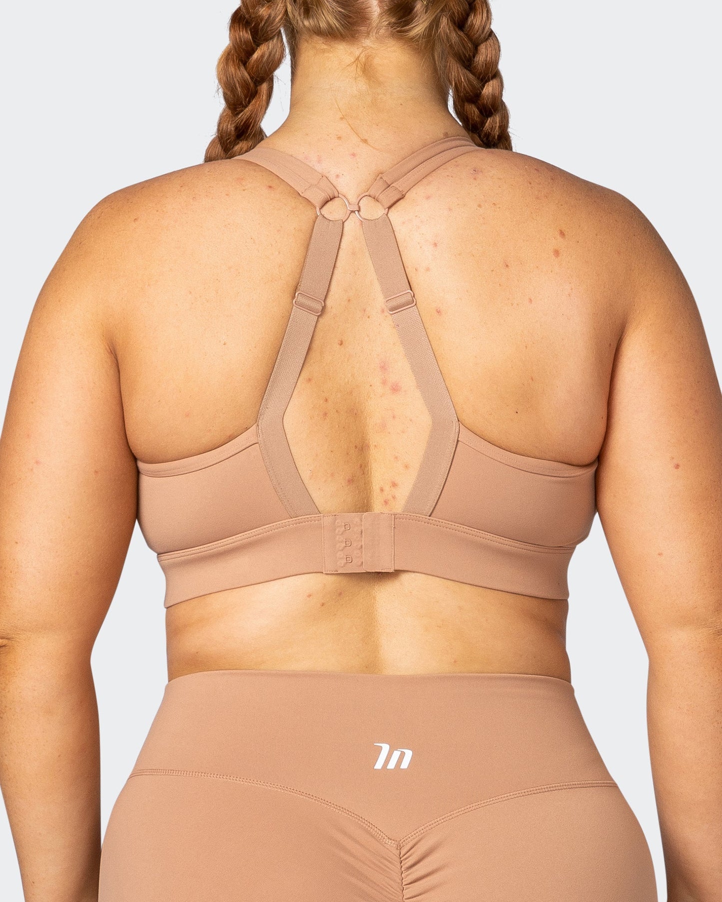 Brace Yourself Bra - Cashew-Sports Bras-XS-082271CASHW-XS-MNAPPRL21436-6-Muscle Nation