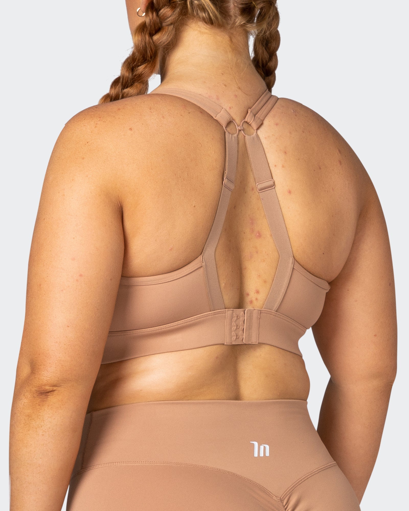 Brace Yourself Bra - Cashew-Sports Bras-XS-082271CASHW-XS-MNAPPRL21436-7-Muscle Nation