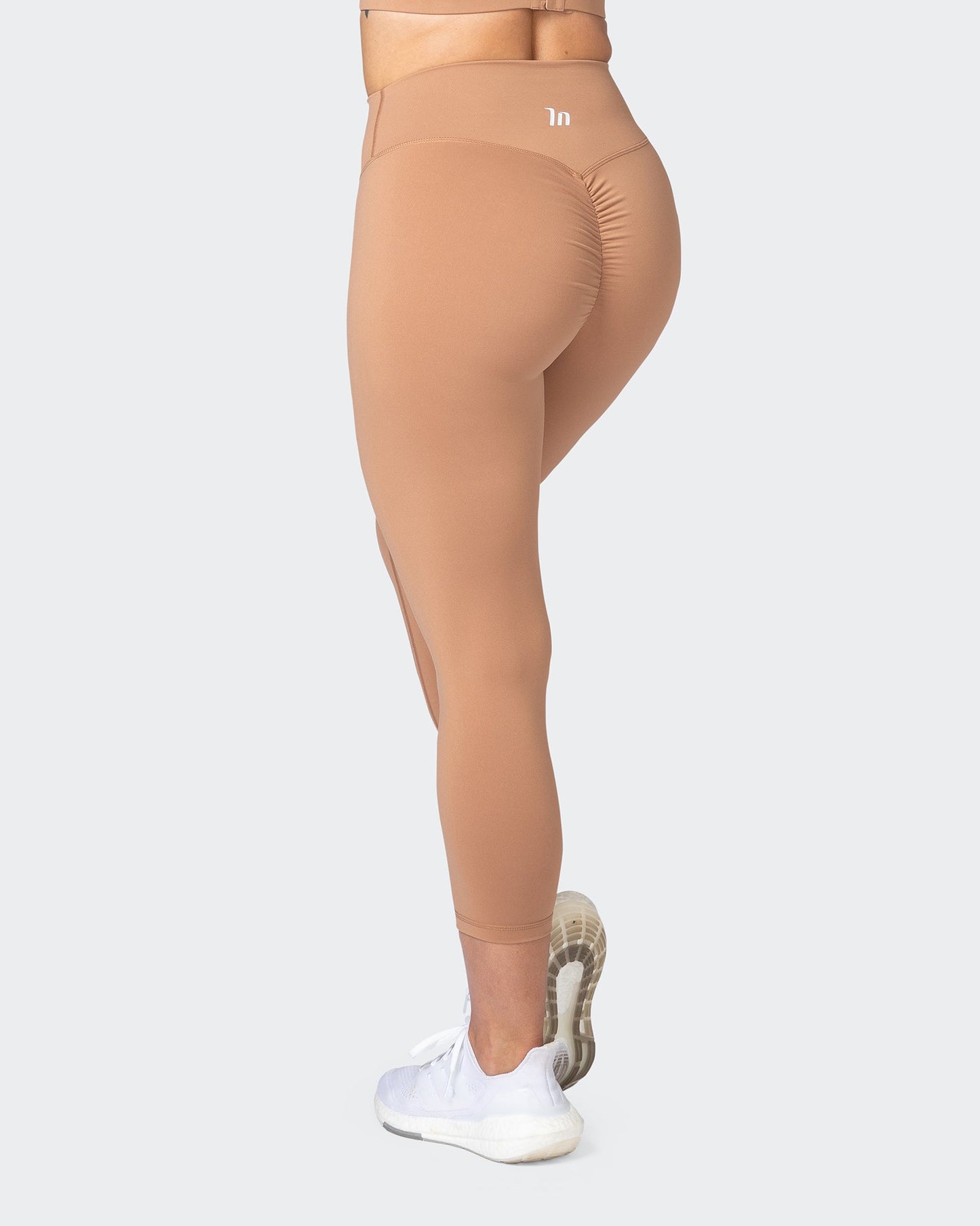 Signature Scrunch 7/8 Leggings - Cashew-Leggings-XXS-012303CASHW-XXS-MNAPPRL17377-5-Muscle Nation
