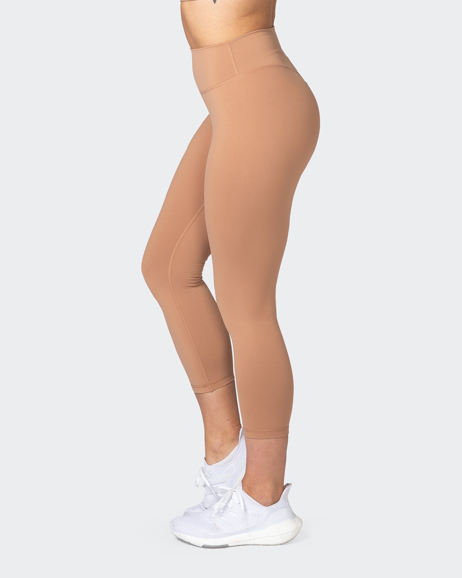 Signature Scrunch 7/8 Leggings - Cashew-Leggings-XXS-012303CASHW-XXS-MNAPPRL17377-4-Muscle Nation