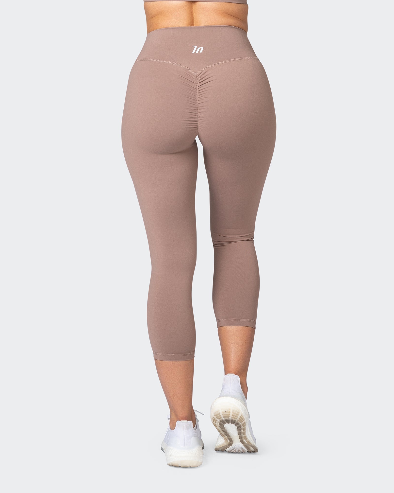 Signature Scrunch 7/8 Leggings - Praline-Leggings-XXS-012303PRLN-XXS-MNAPPRL17370-6-Muscle Nation